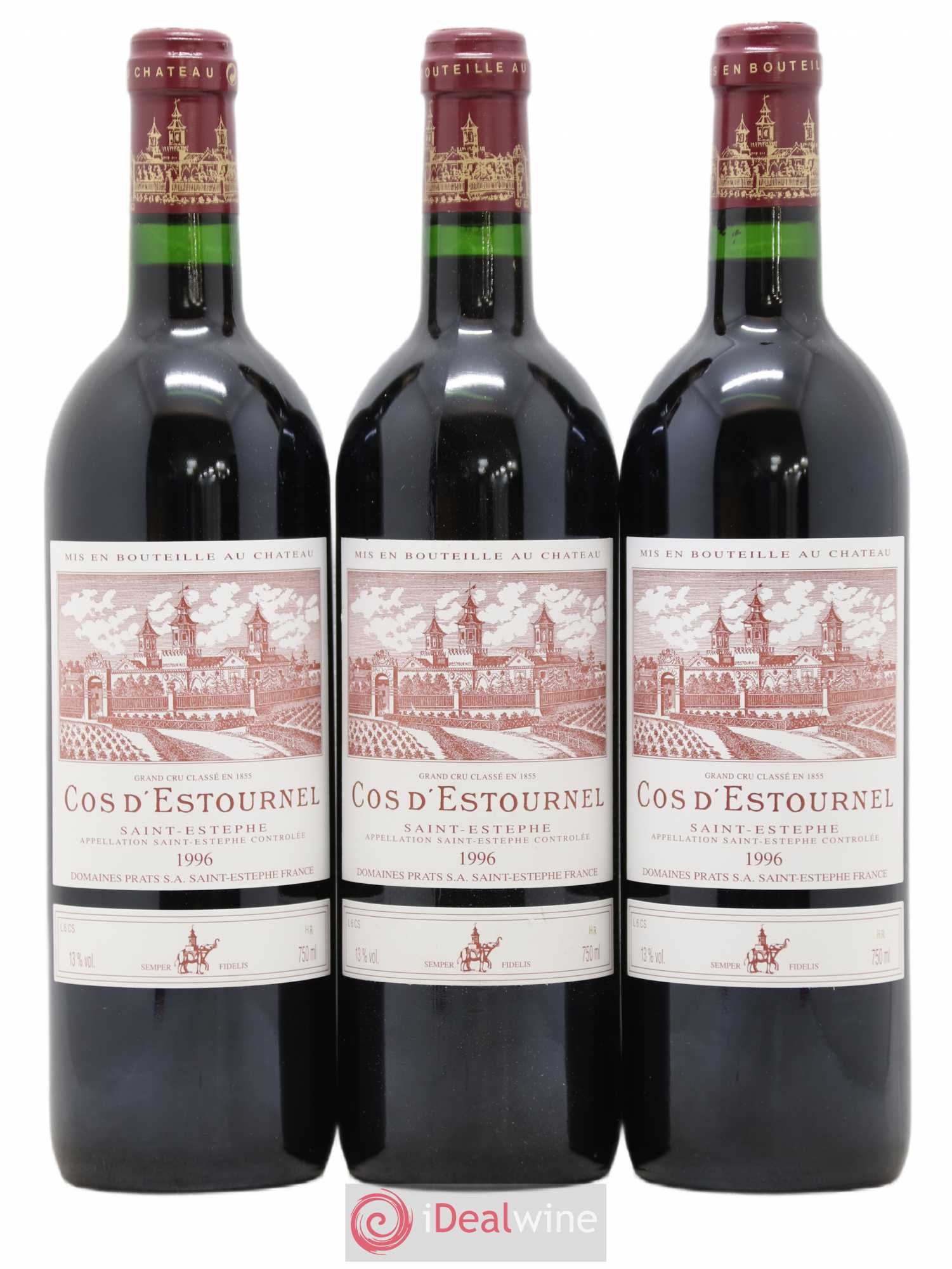 Cos d'Estournel 2ème Grand Cru Classé 1996 - Lot de 12 bouteilles - 1