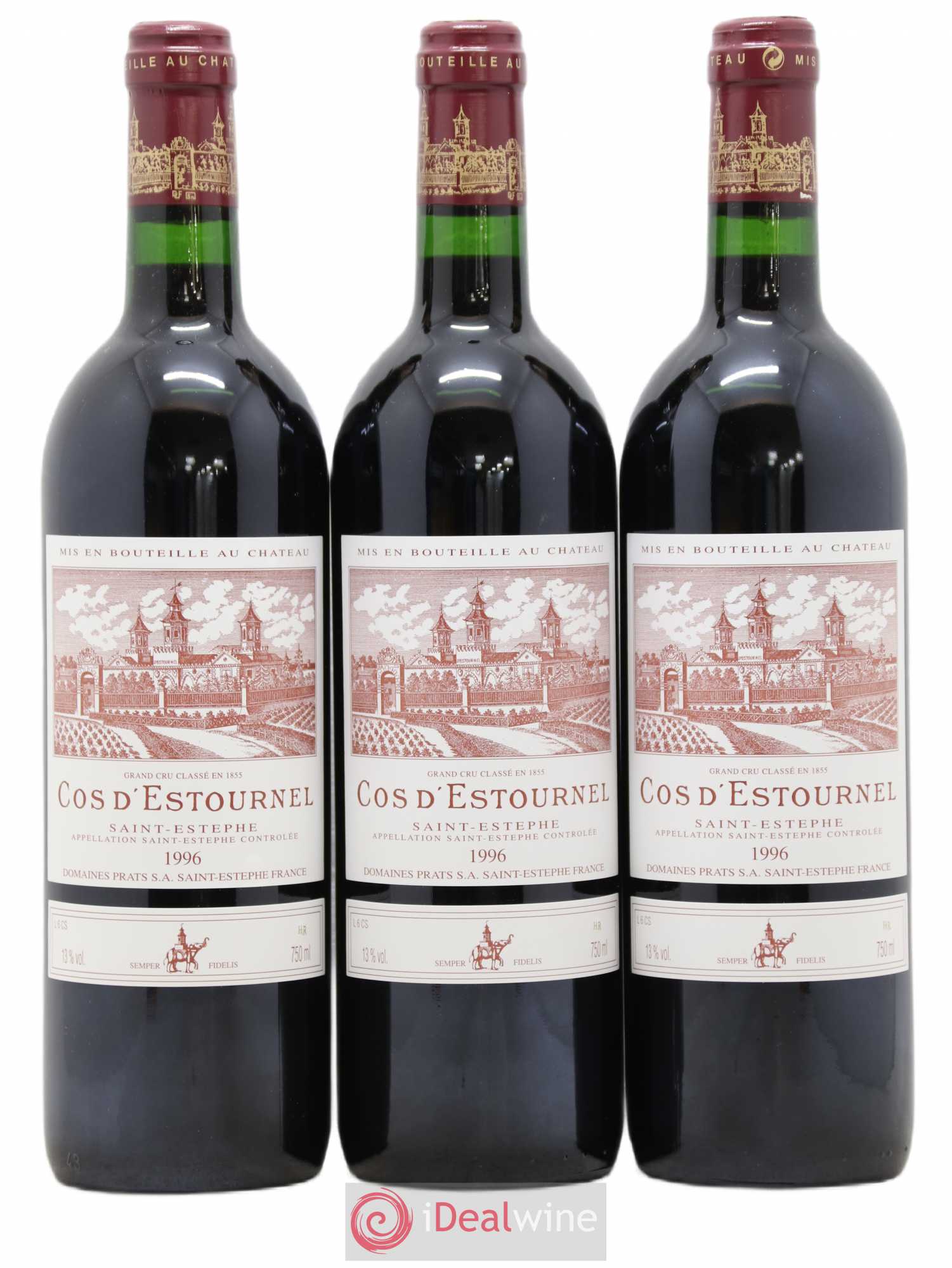 Cos d'Estournel 2ème Grand Cru Classé 1996 - Lot de 12 bouteilles - 4