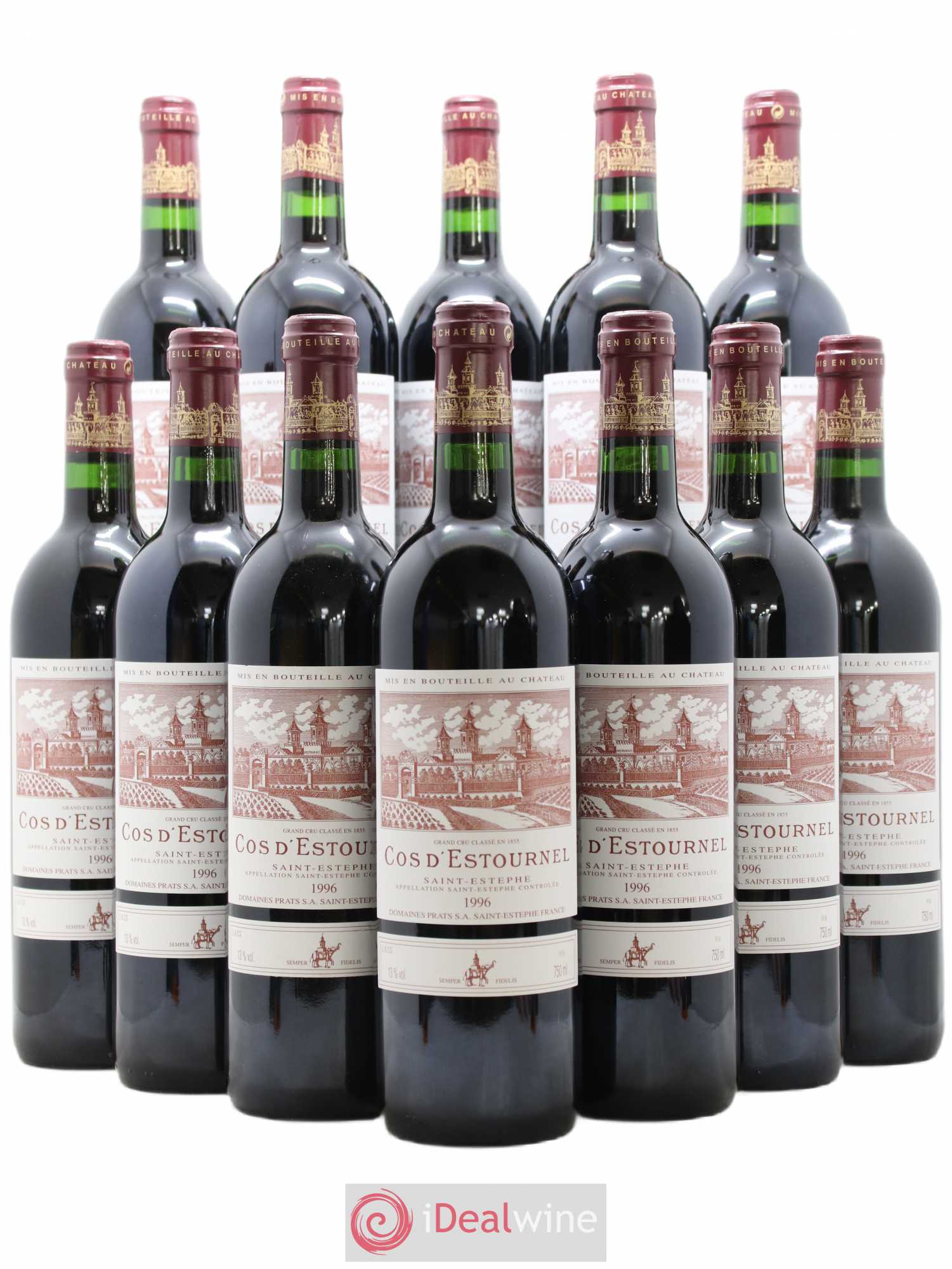 Cos d'Estournel 2ème Grand Cru Classé 1996 - Lot de 12 bouteilles - 0