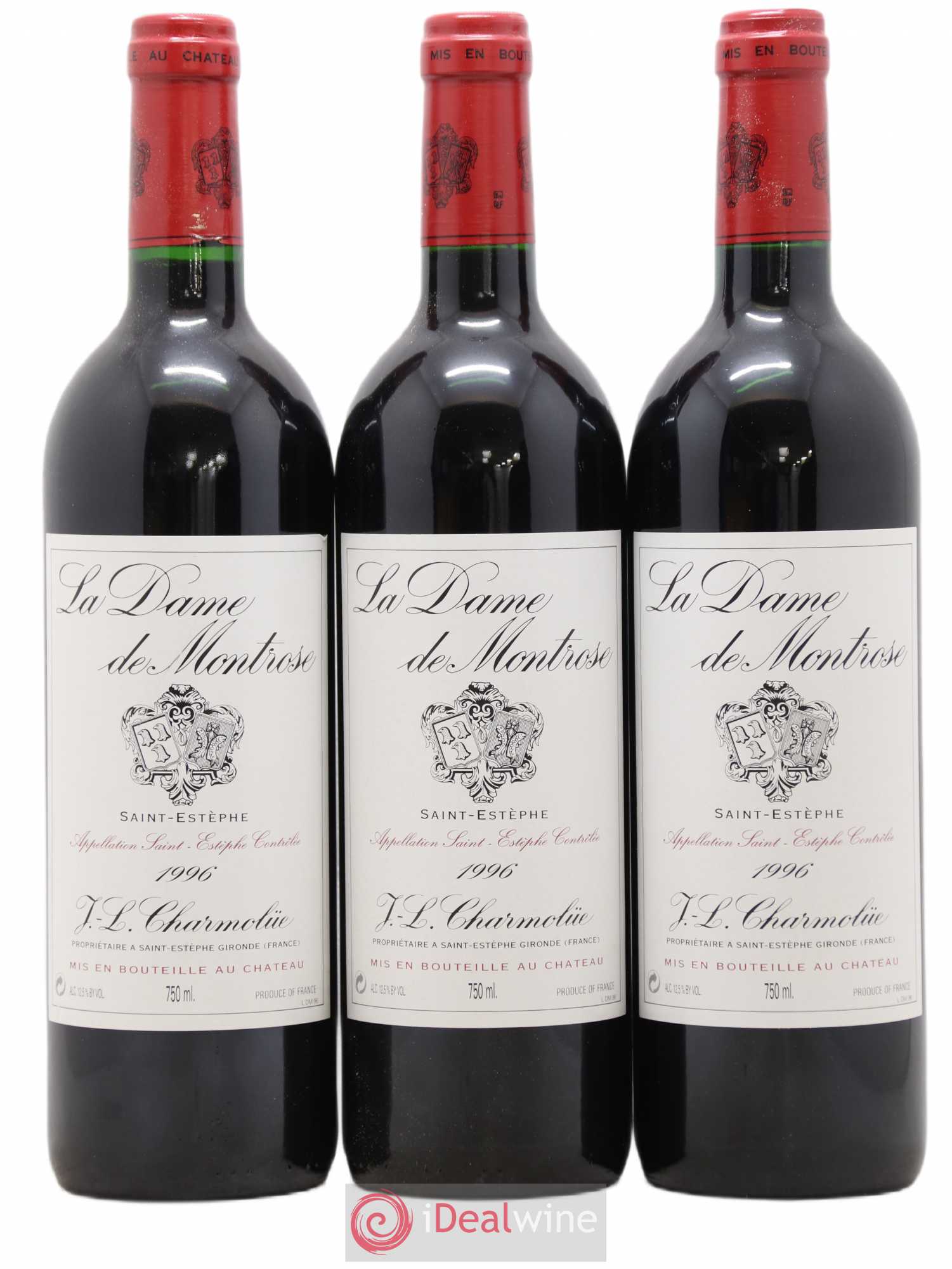 La Dame de Montrose Second Vin 1996 - Lot de 12 bouteilles - 1