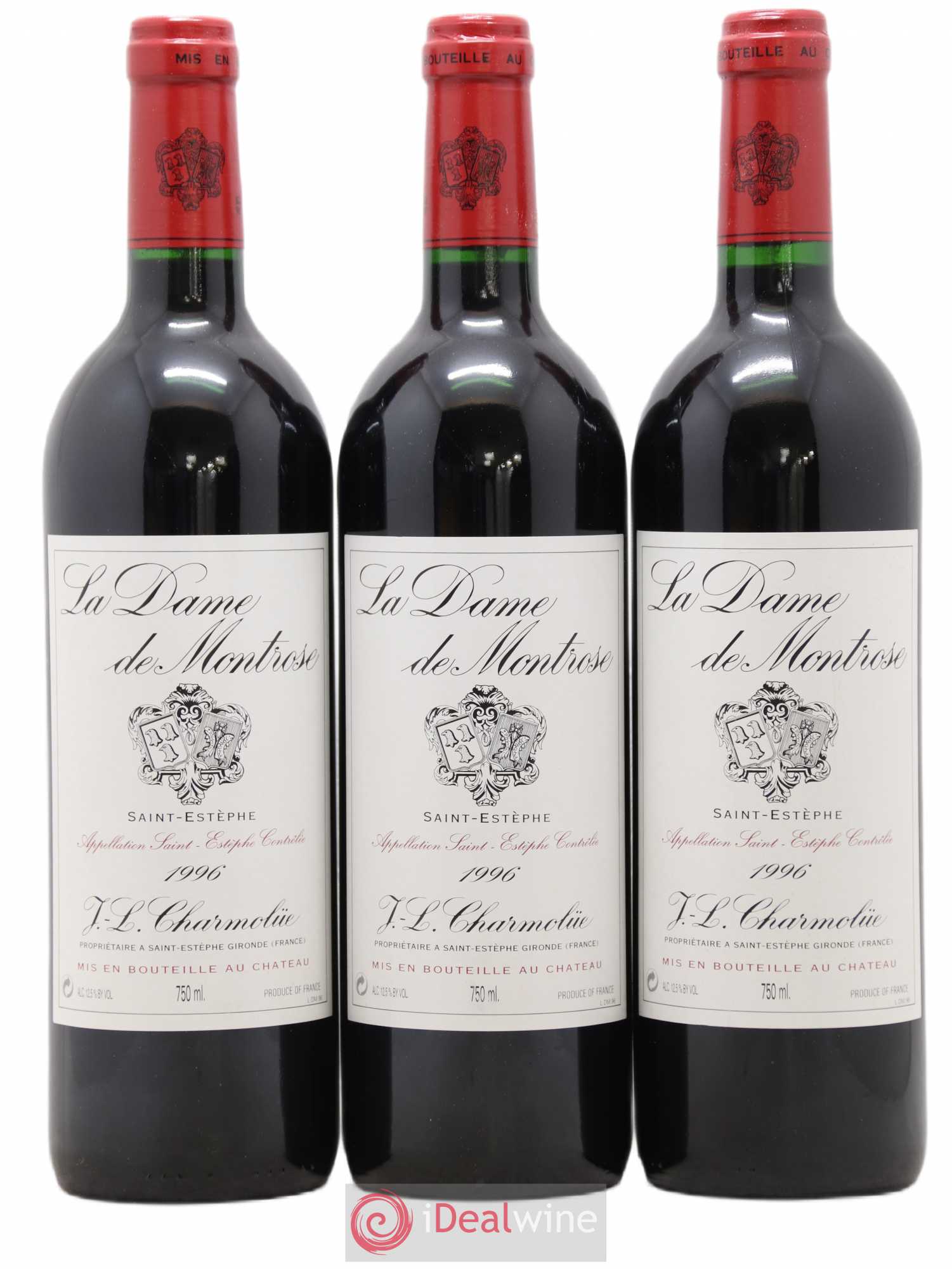 La Dame de Montrose Second Vin 1996 - Lot de 12 bouteilles - 2