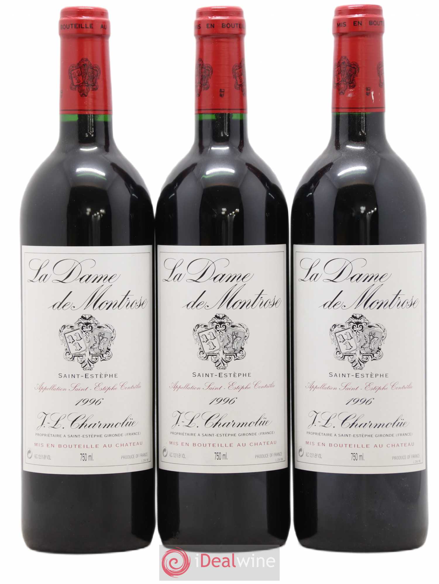 La Dame de Montrose Second Vin 1996 - Lot de 12 bouteilles - 3