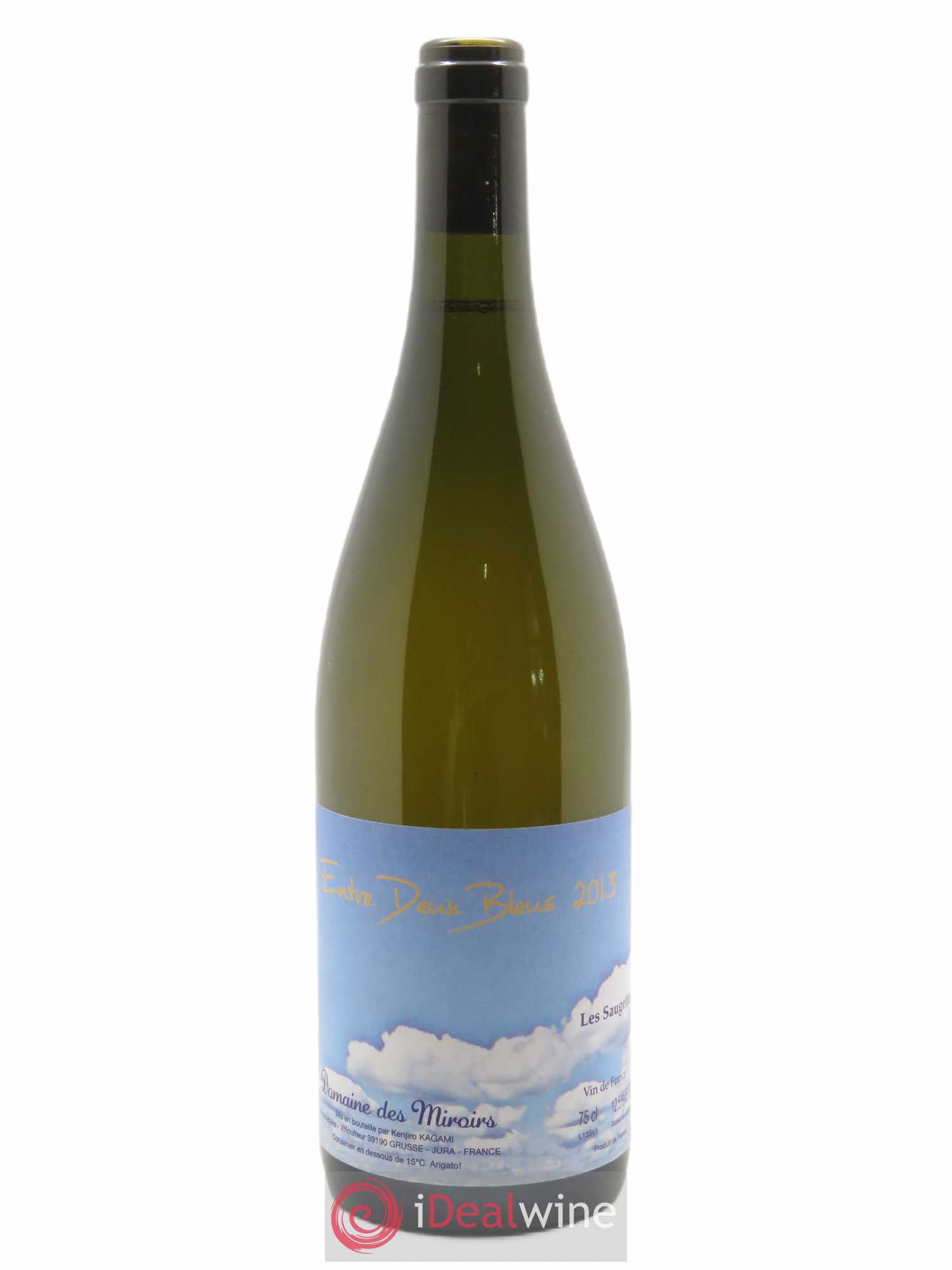 Vin de France Entre Deux Bleus Les saugettes Kenjiro Kagami - Domaine des Miroirs 2013 - Lot de 1 bouteille - 0