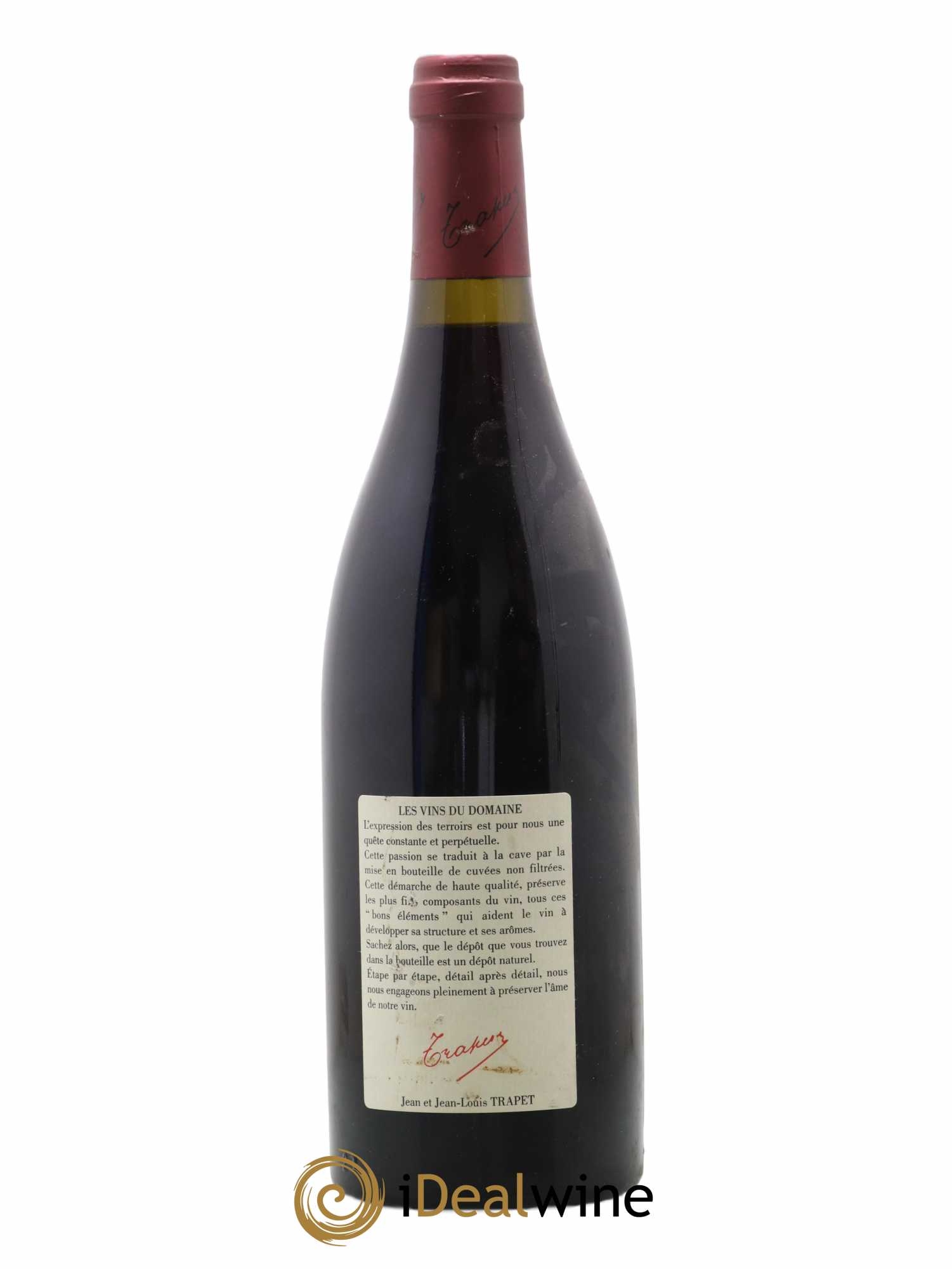 Chapelle-Chambertin Grand Cru Domaine Trapet 2004 - Lot de 1 bouteille - 1
