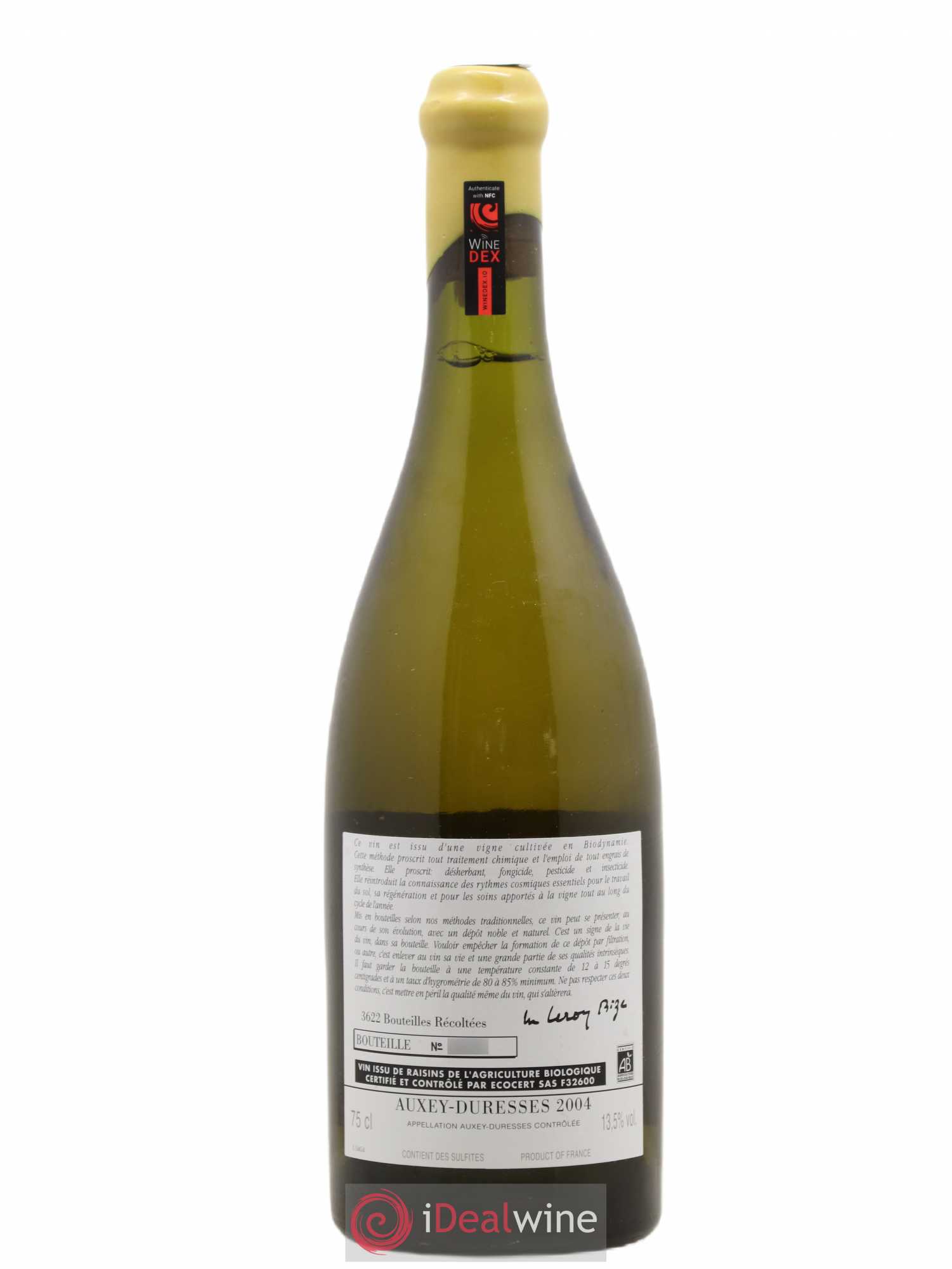 Auxey-Duresses d'Auvenay (Domaine) 2004 - Lot de 1 bouteille - 1