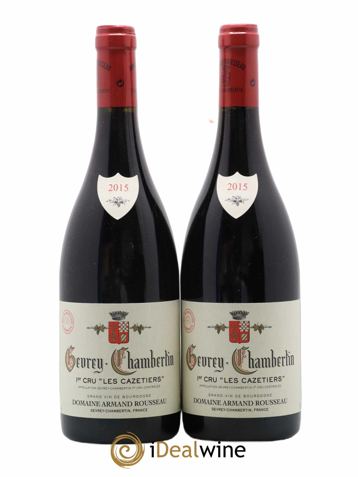 Gevrey-Chambertin 1er Cru Les Cazetiers Armand Rousseau (Domaine) 2015 - Lot de 2 bouteilles - 0