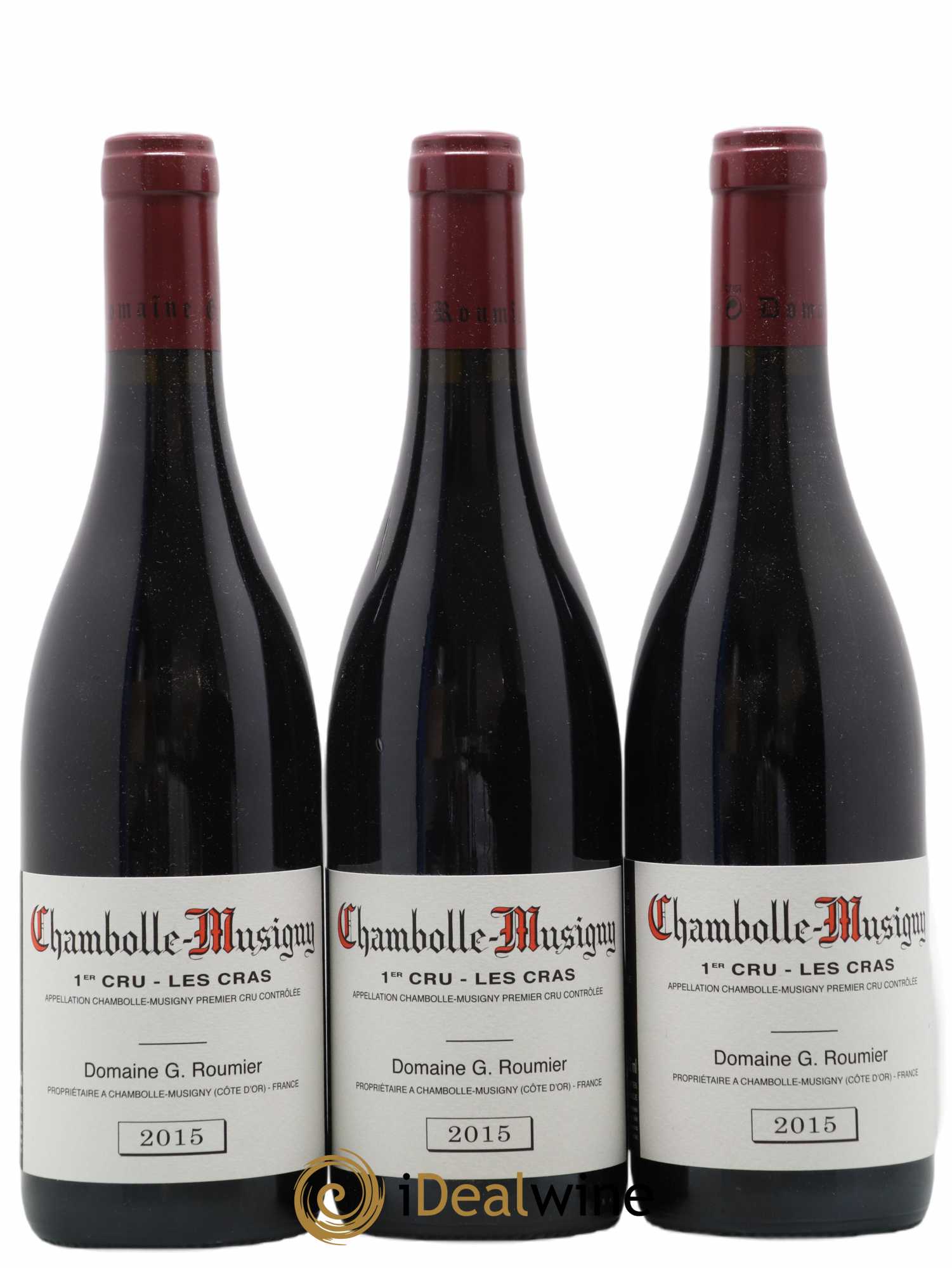 Chambolle-Musigny 1er Cru Les Cras Georges Roumier (Domaine) 2015 - Lot de 3 bouteilles - 0