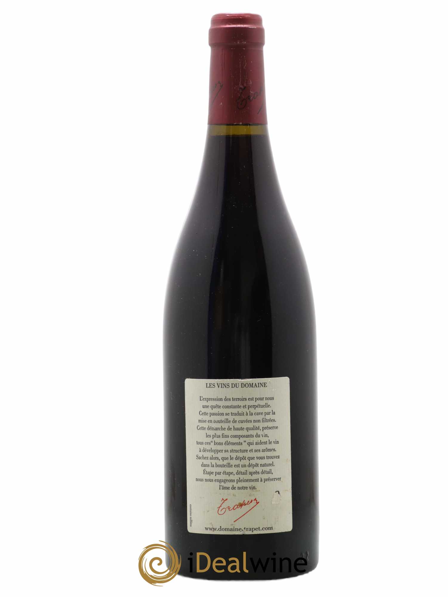 Chambertin Grand Cru Domaine Trapet 2004 - Lot de 1 bouteille - 1