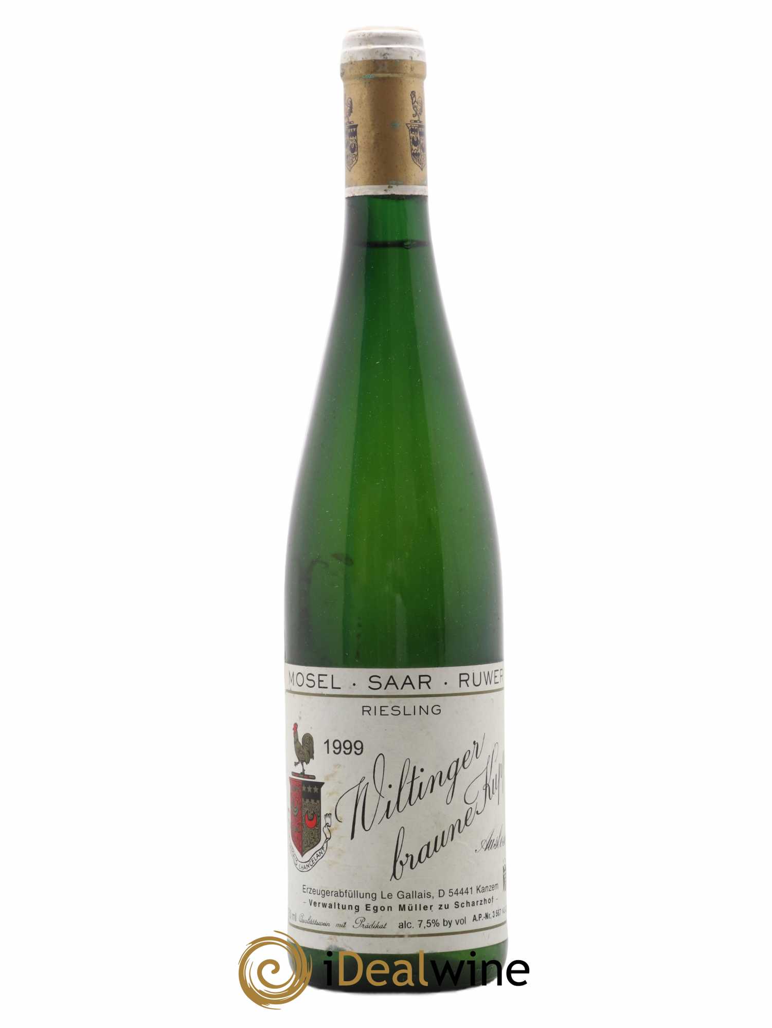 Allemagne Mosel-Saar Wiltinger Braune Kupp Auslese Egon Muller 1999 - Posten von 1 Flasche - 0