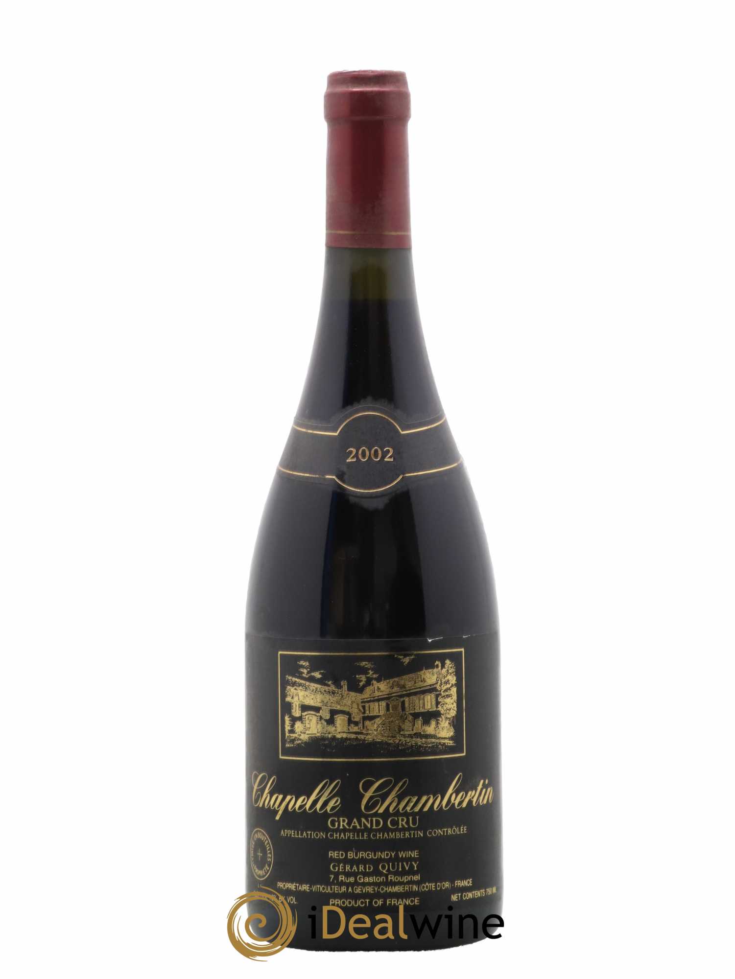 Chapelle-Chambertin Grand Cru Gerard Quivy (sans prix de réserve) 2002 - Lot de 1 bouteille - 0