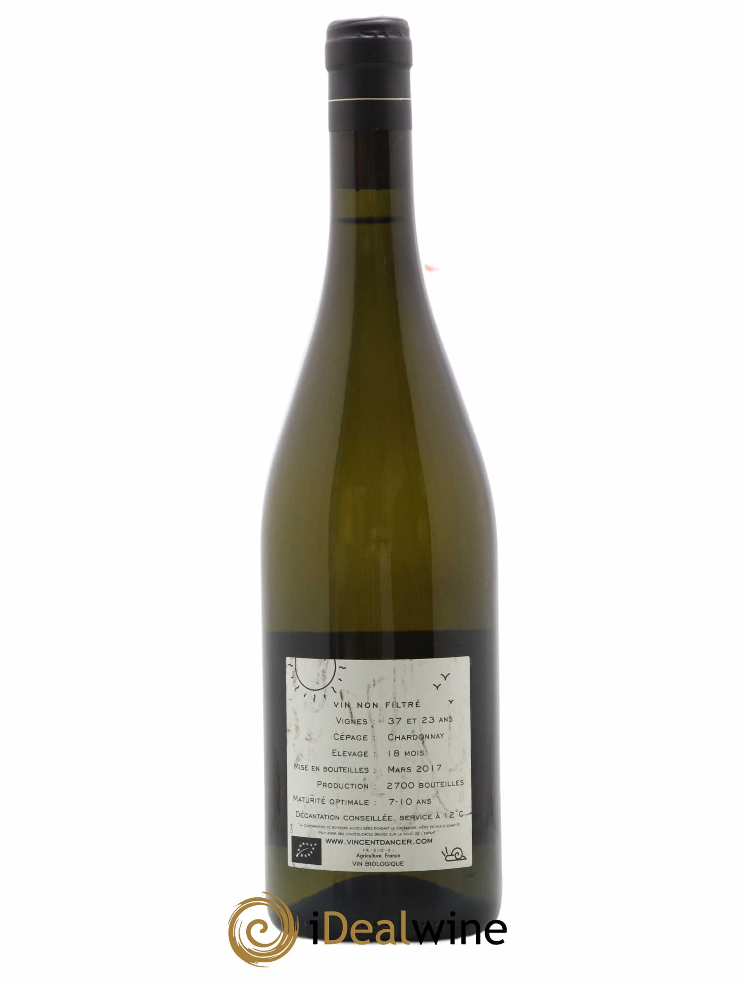 Chassagne-Montrachet 1er Cru La Romanée Vincent Dancer 2015 - Lot de 1 bouteille - 1