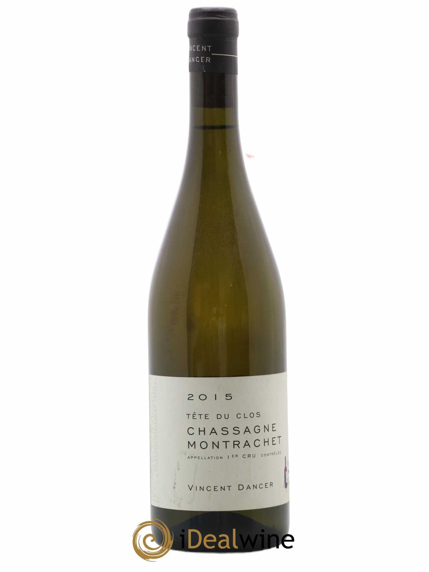 Chassagne-Montrachet 1er Cru (Morgeot) Tête du Clos Vincent Dancer 2015 - Lot de 1 bouteille - 0