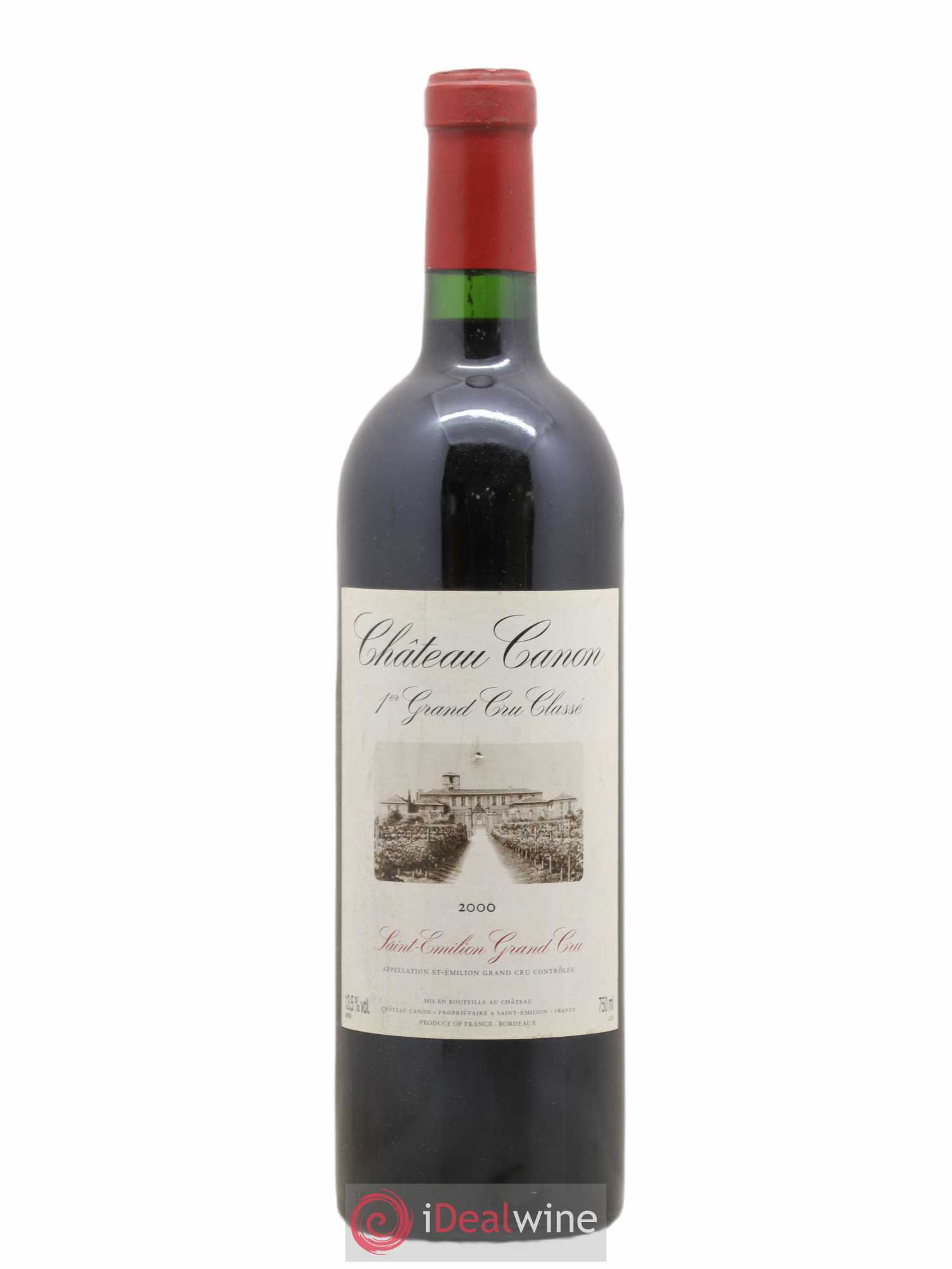 Château Canon 1er Grand Cru Classé B 2000 - Lot de 1 bouteille - 0