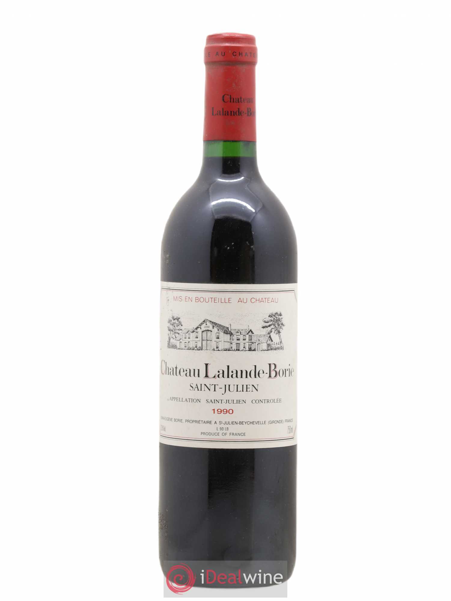 Château Lalande Borie 1990 - Lot de 1 bouteille - 0