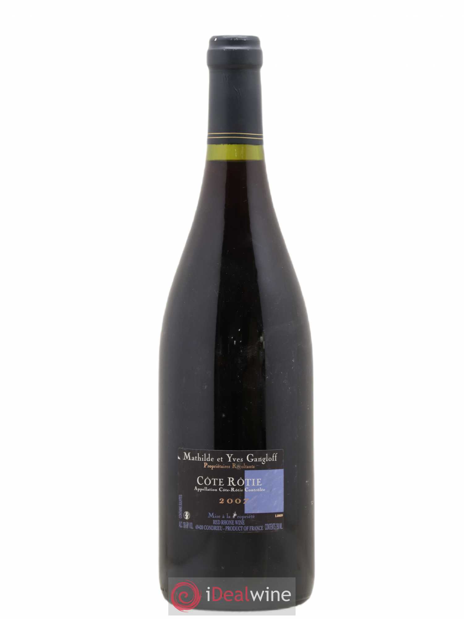 Côte-Rôtie La Barbarine Gangloff (Domaine) 2007 - Lot de 1 bouteille - 1