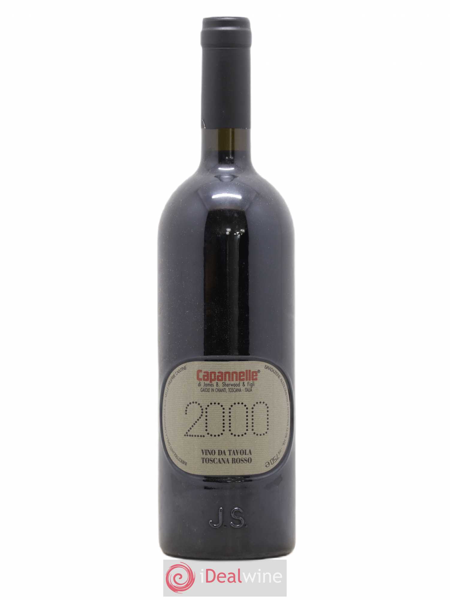 Italie Toscana Rosso Vino Da Tavola Capannelle 2000 - Posten von 1 Flasche - 0
