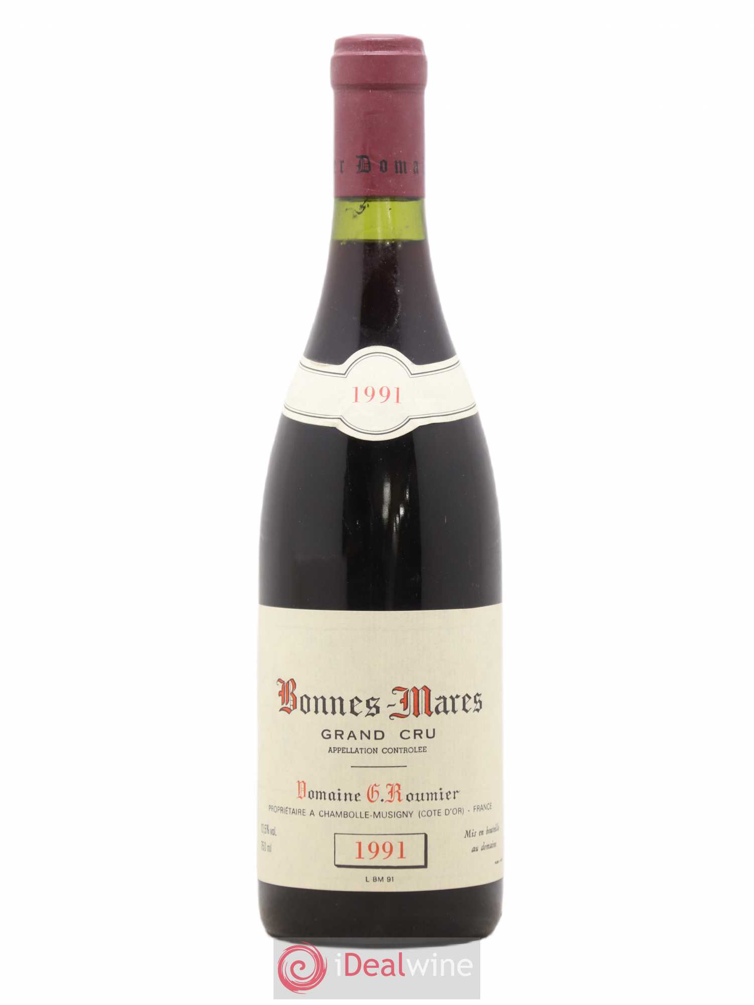 Bonnes-Mares Grand Cru Georges Roumier (Domaine) 1991 - Lot de 1 bouteille - 0