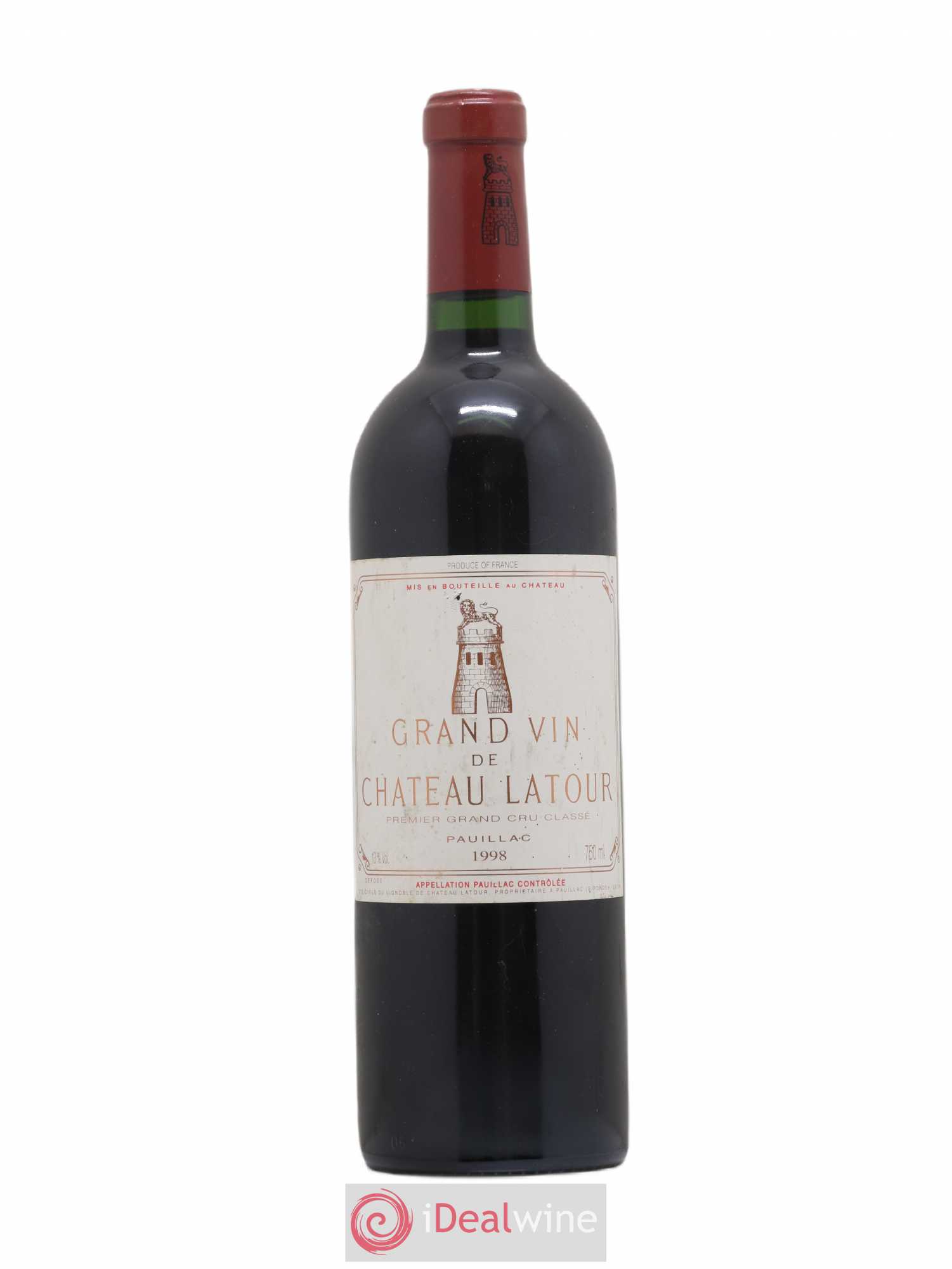 Château Latour 1er Grand Cru Classé 1998 - Lot de 1 bouteille - 0