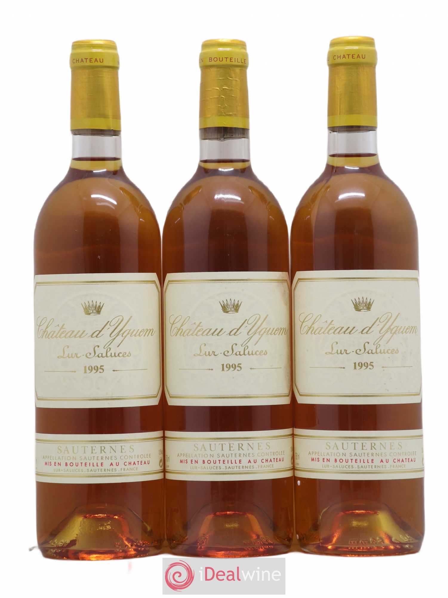 Château d' Yquem 1er Cru Classé Supérieur 1995 - Lotto di 3 bottiglie - 0