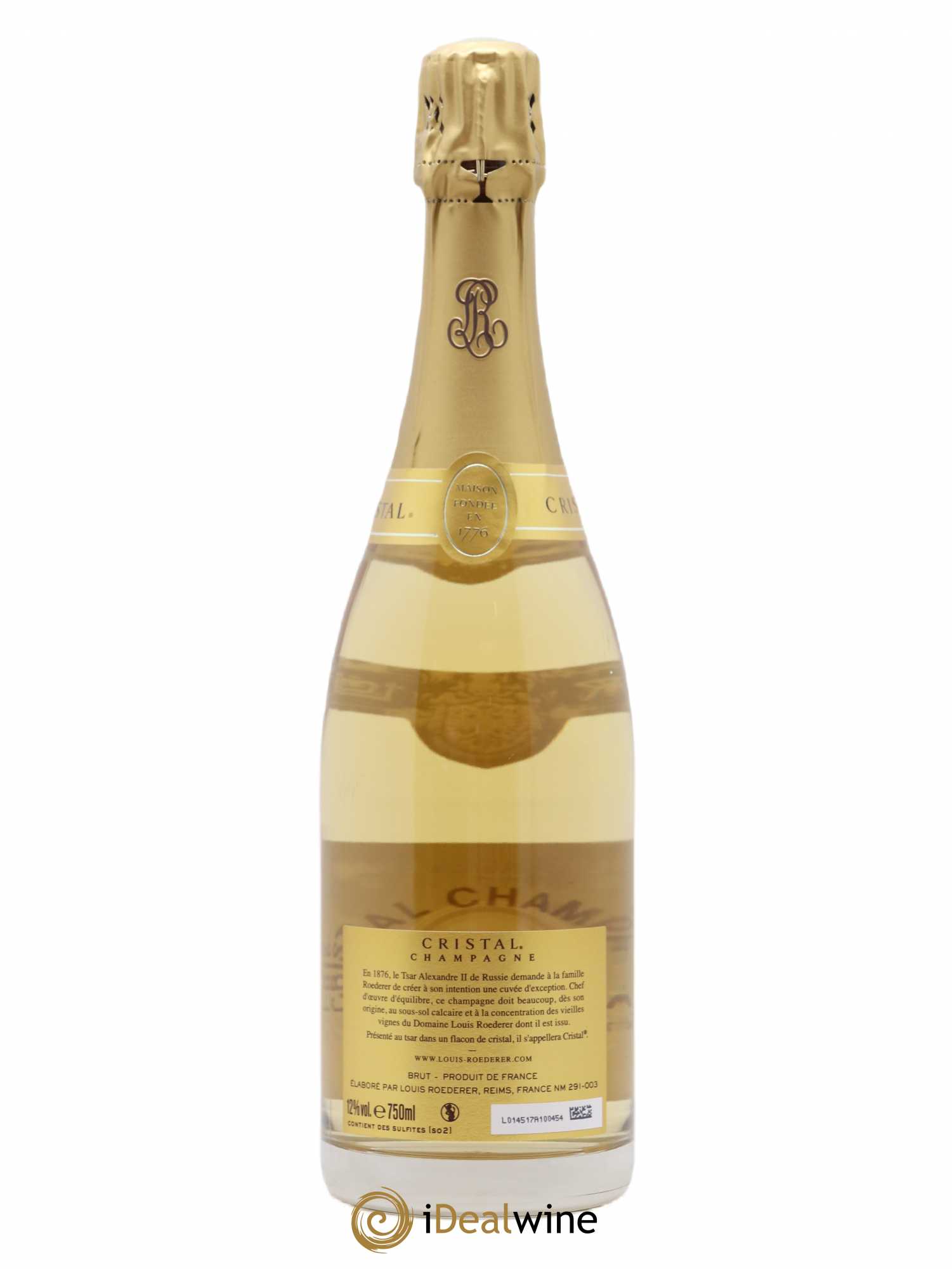 Cristal Louis Roederer 2013 - Lot de 1 bouteille - 1
