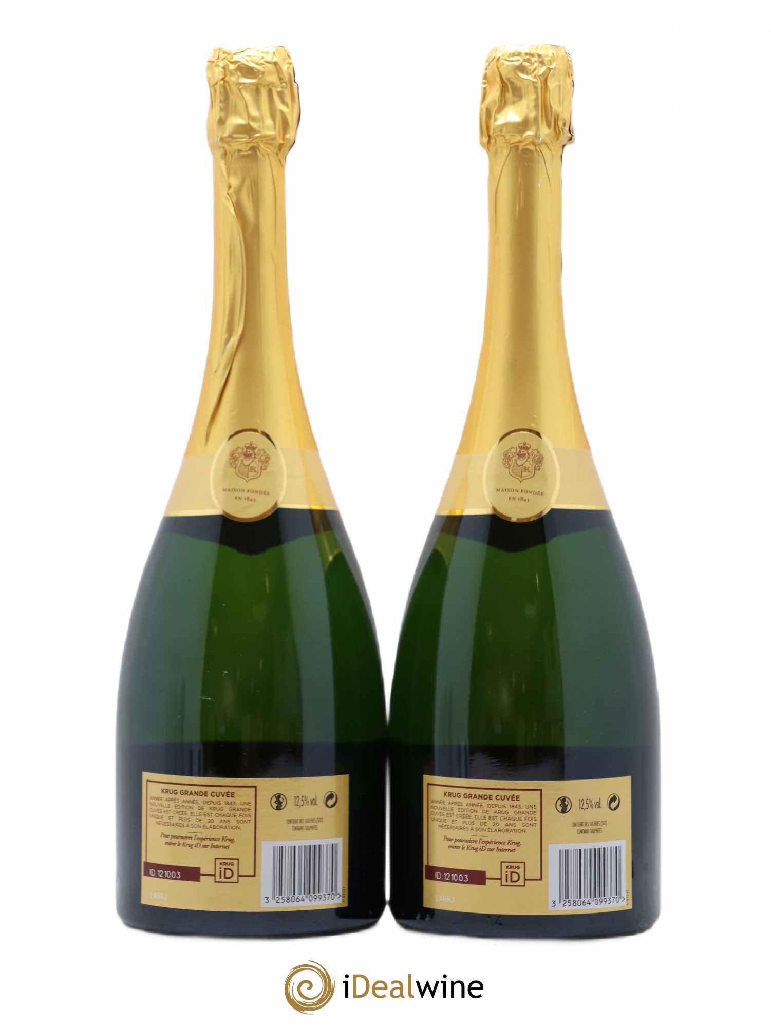 Grande Cuvée - 169ème édition Krug - Lot de 2 bouteilles - 1