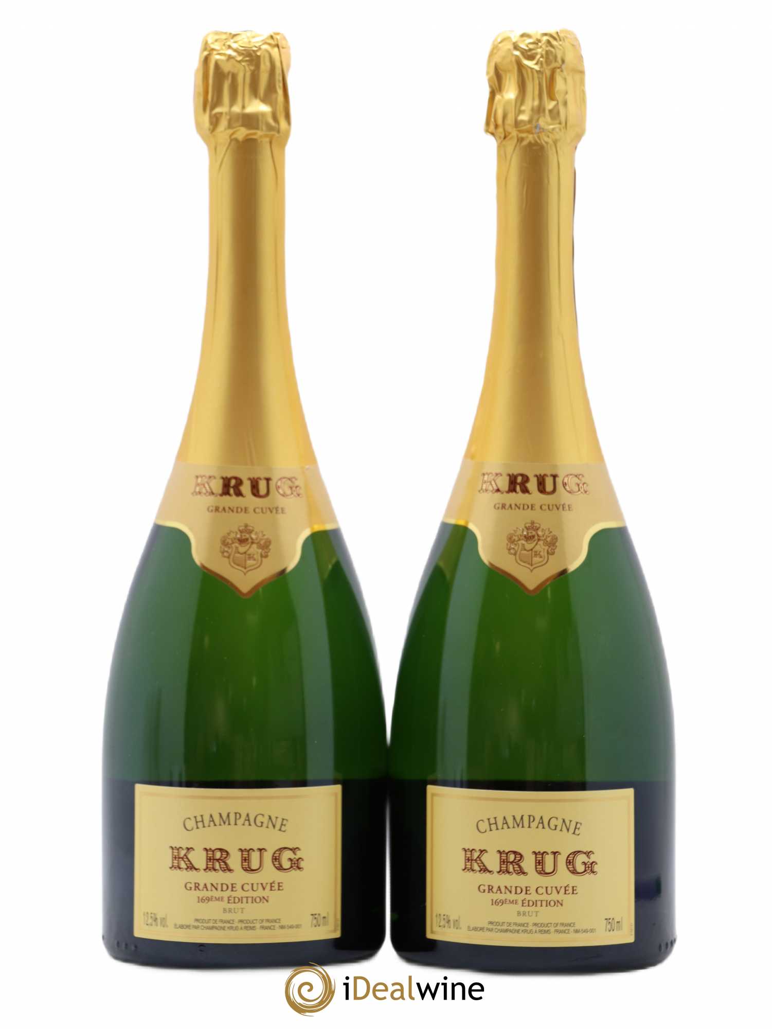 Grande Cuvée - 169ème édition Krug - Lot de 2 bouteilles - 0