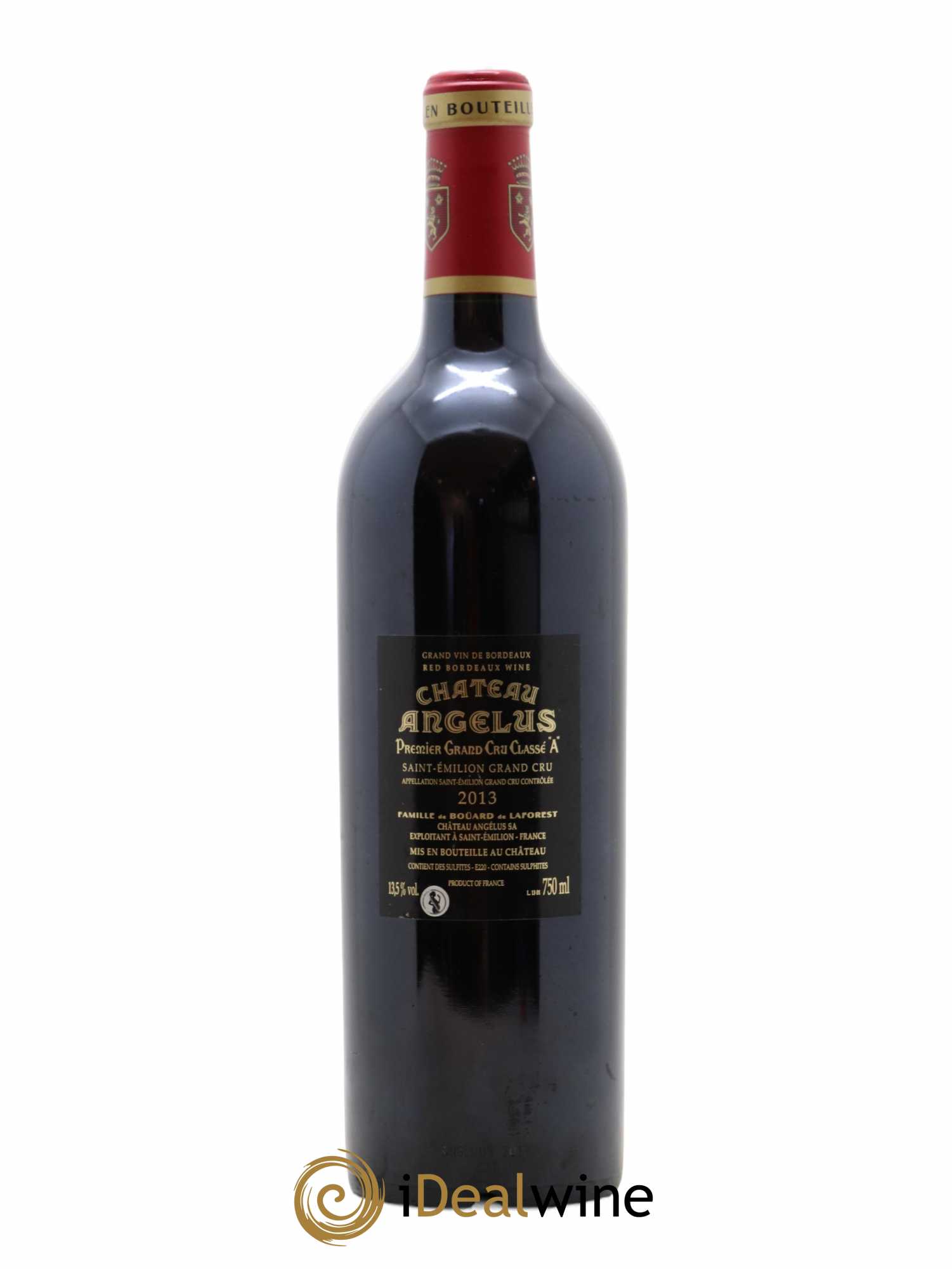 Château Angélus 1er Grand Cru Classé A 2013 - Lot de 1 bouteille - 1