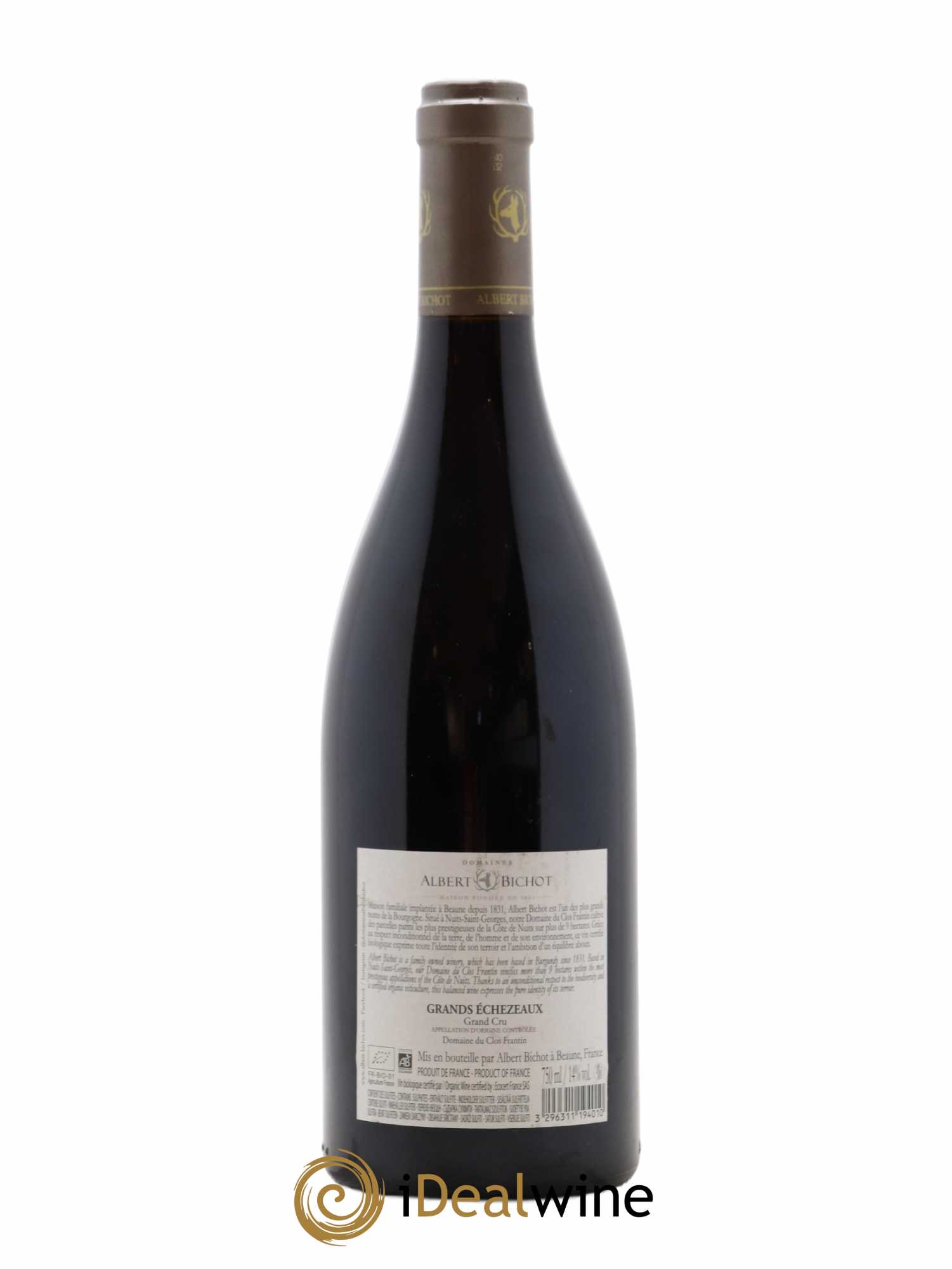Grands-Echezeaux Grand Cru Clos Frantin - Albert Bichot 2019 - Lot de 1 bouteille - 1