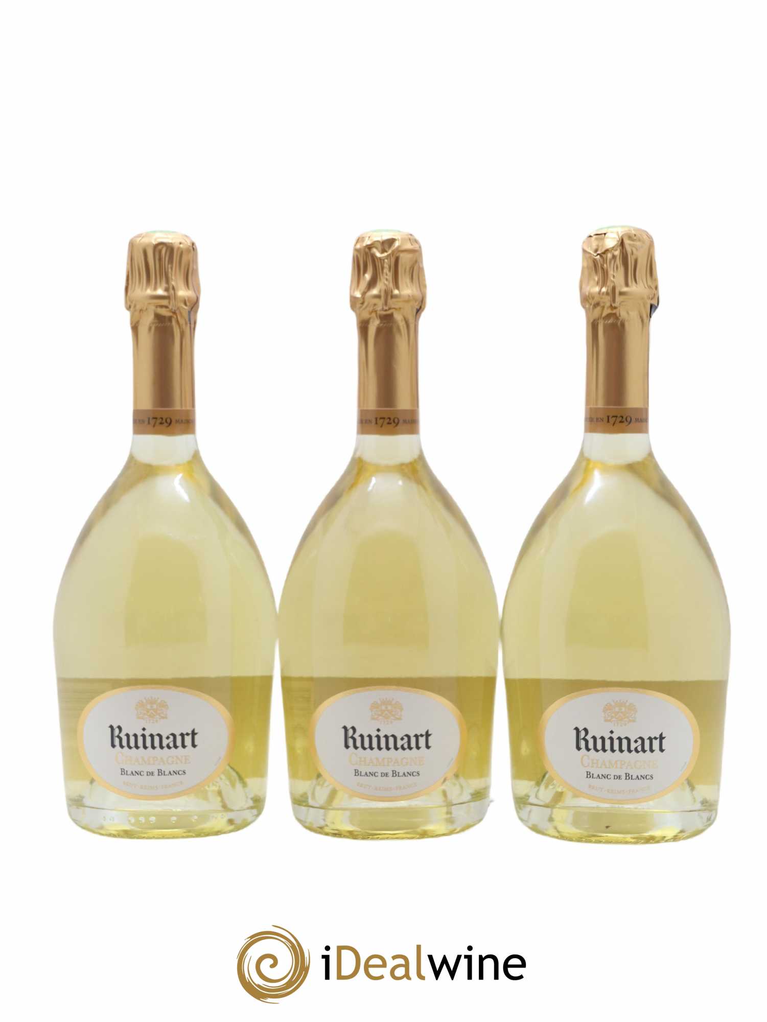 Blanc de Blancs Brut Ruinart - Lot de 3 bouteilles - 0