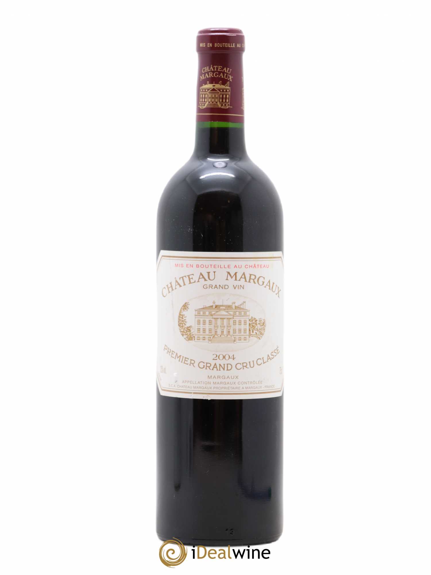 Château Margaux 1er Grand Cru Classé 2004 - Lot de 1 bouteille - 0