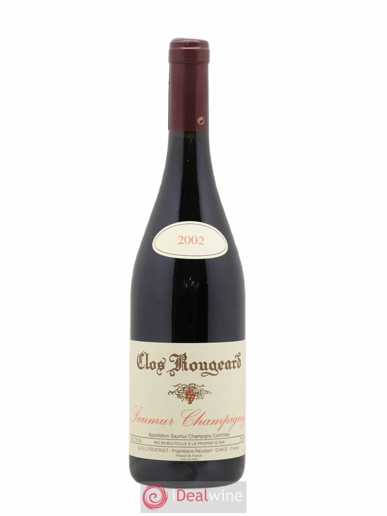 Saumur-Champigny Clos Rougeard 2002 - Lot de 1 bouteille - 0