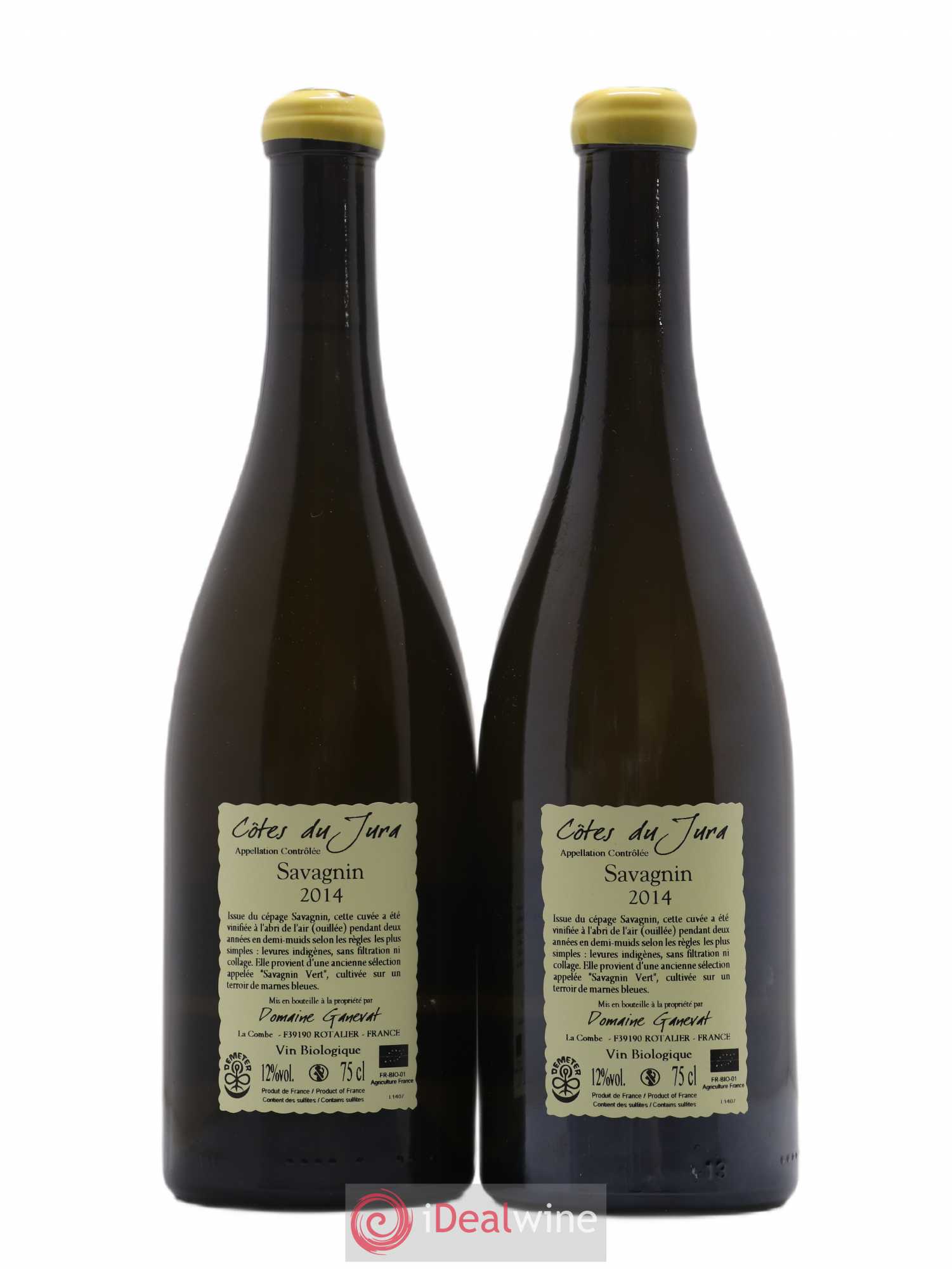 Côtes du Jura Les Chalasses Marnes Bleues Jean-François Ganevat (Domaine) 2014 - Lot de 2 bouteilles - 1