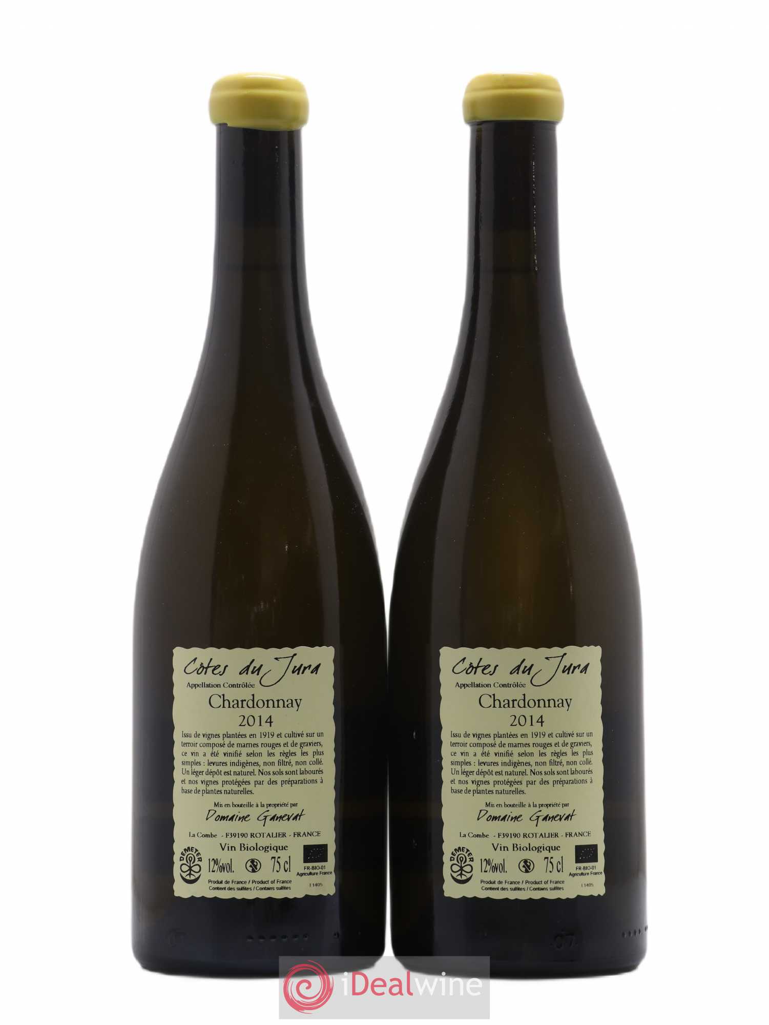 Côtes du Jura Les Grands Teppes Vieilles Vignes Jean-François Ganevat (Domaine) 2014 - Lot de 2 bouteilles - 1