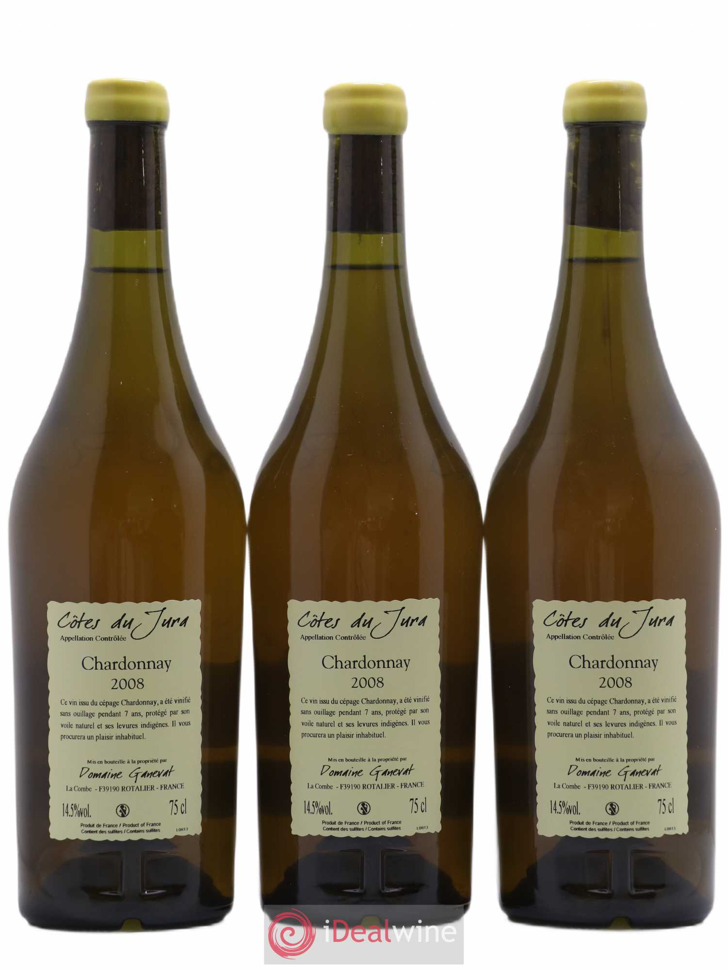 Côtes du Jura Cuvée du Pépé Jean-François Ganevat (Domaine) 2008 - Lot de 3 bouteilles - 1