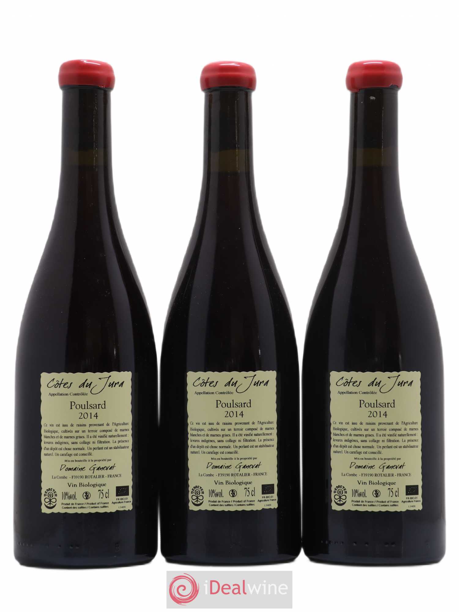 Côtes du Jura Cuvée de l'Enfant Terrible Jean-François Ganevat (Domaine) 2014 - Lot de 3 bouteilles - 1