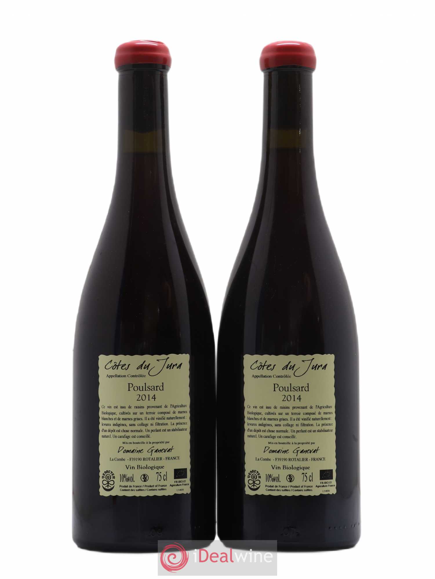 Côtes du Jura Cuvée de l'Enfant Terrible Jean-François Ganevat (Domaine) 2014 - Lot de 2 bouteilles - 1