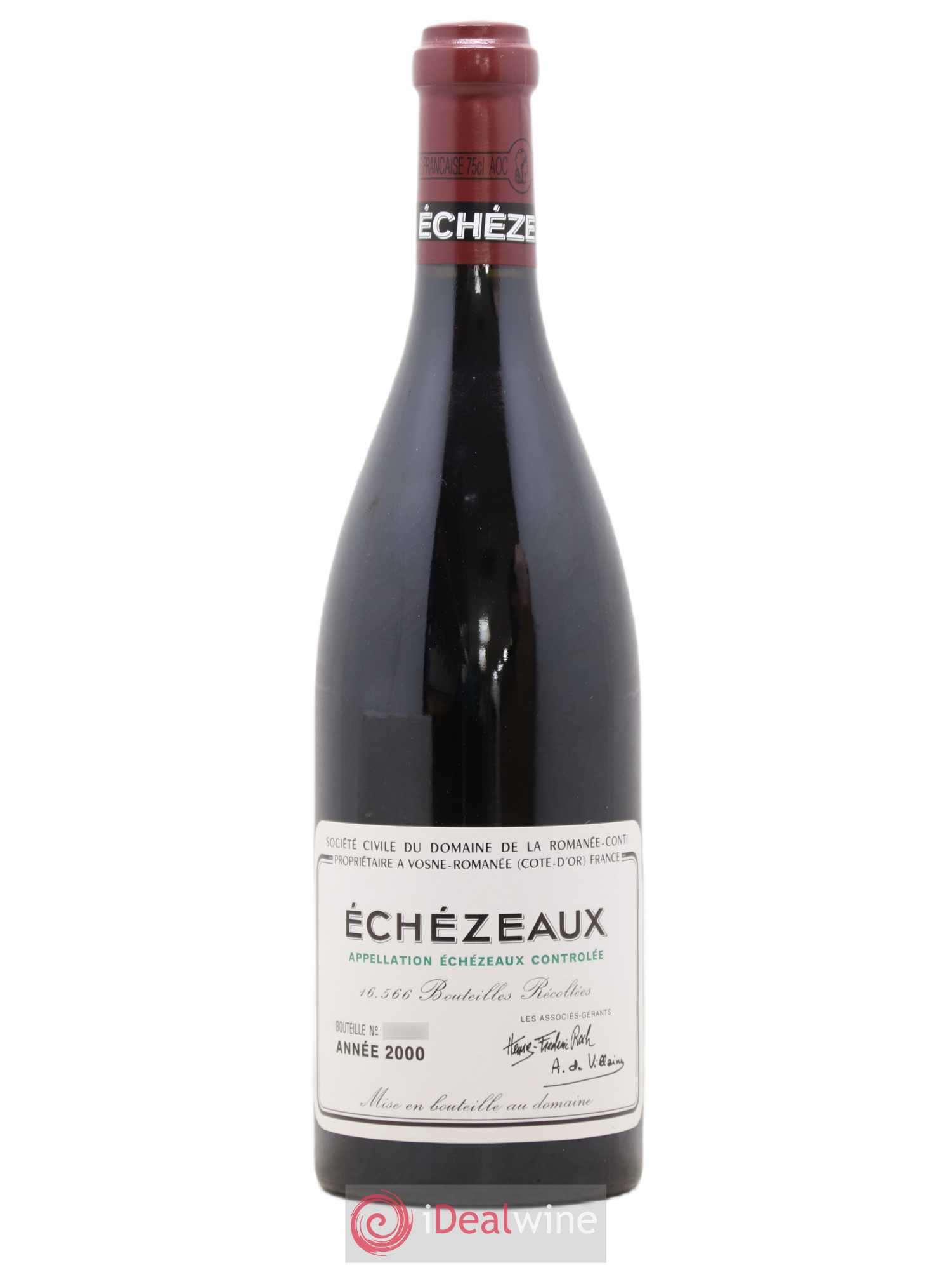 Echezeaux Grand Cru Domaine de la Romanée-Conti 2000 - Lot de 1 bouteille - 0