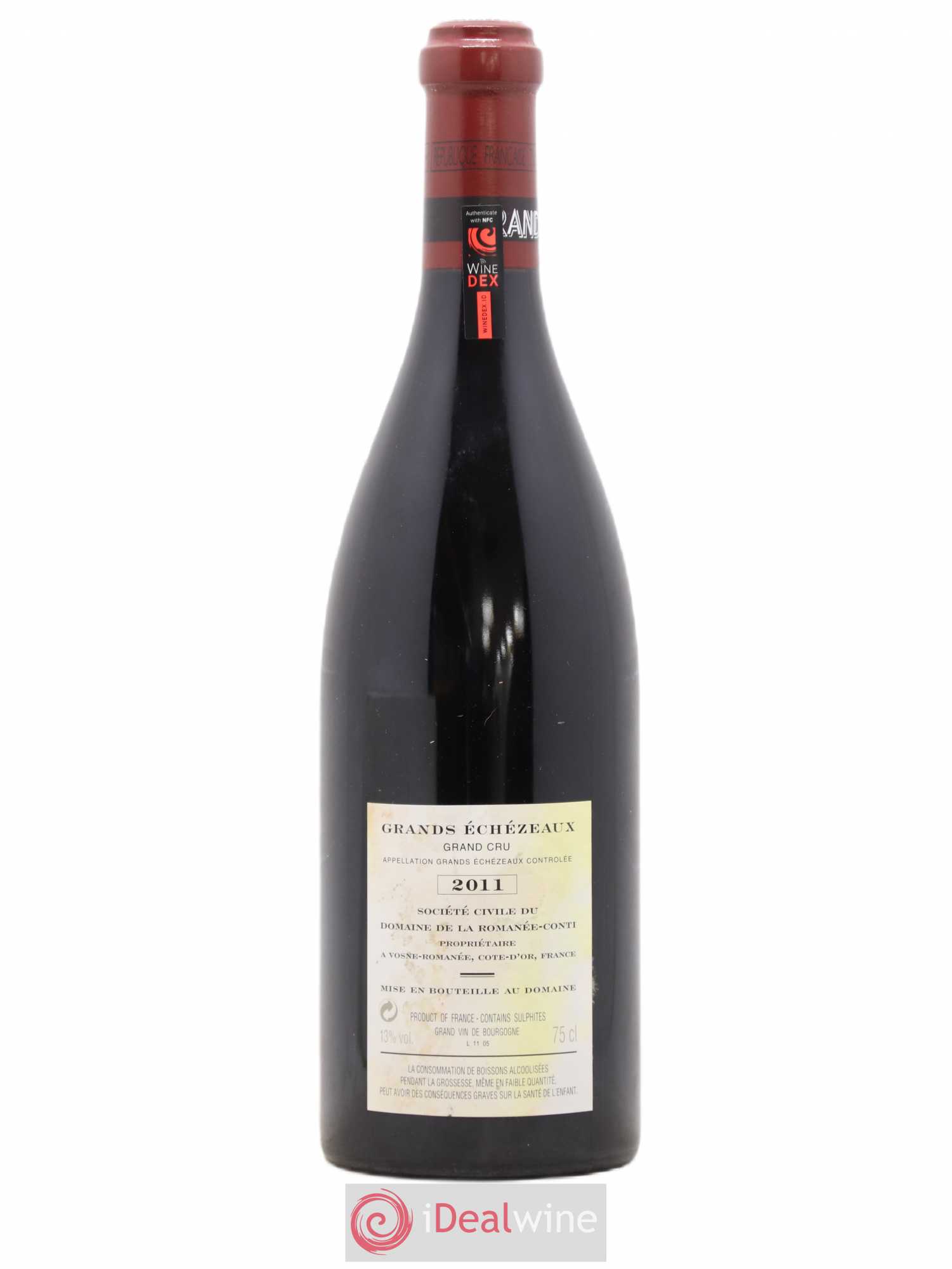 Grands-Echezeaux Grand Cru Domaine de la Romanée-Conti 2011 - Lot de 1 bouteille - 1