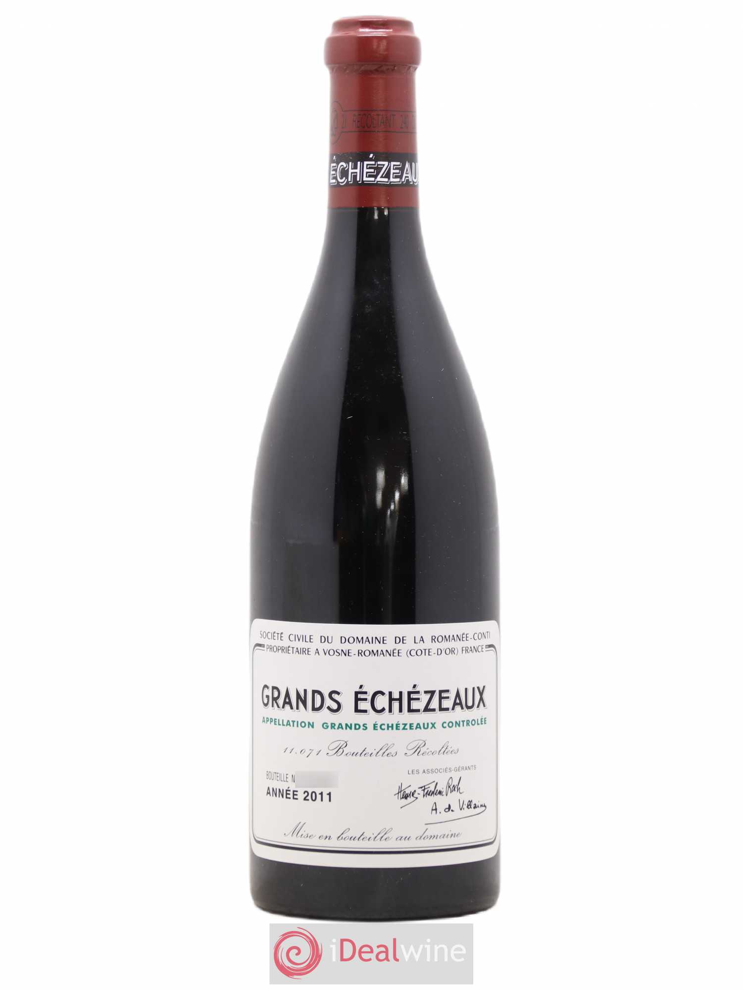 Grands-Echezeaux Grand Cru Domaine de la Romanée-Conti 2011 - Lot de 1 bouteille - 0