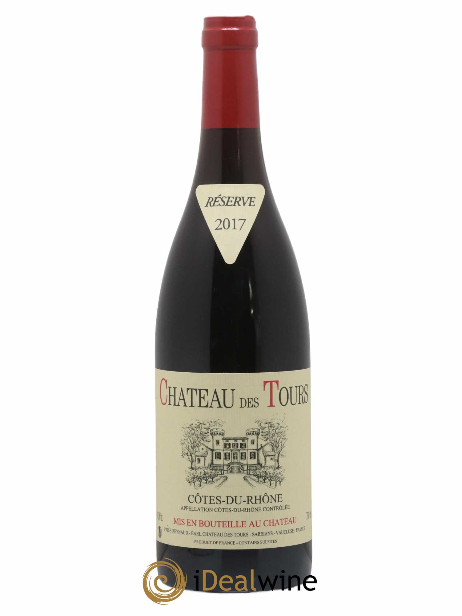 Côtes-du-Rhône Château des Tours Emmanuel Reynaud 2017 - Lot de 1 bouteille - 0