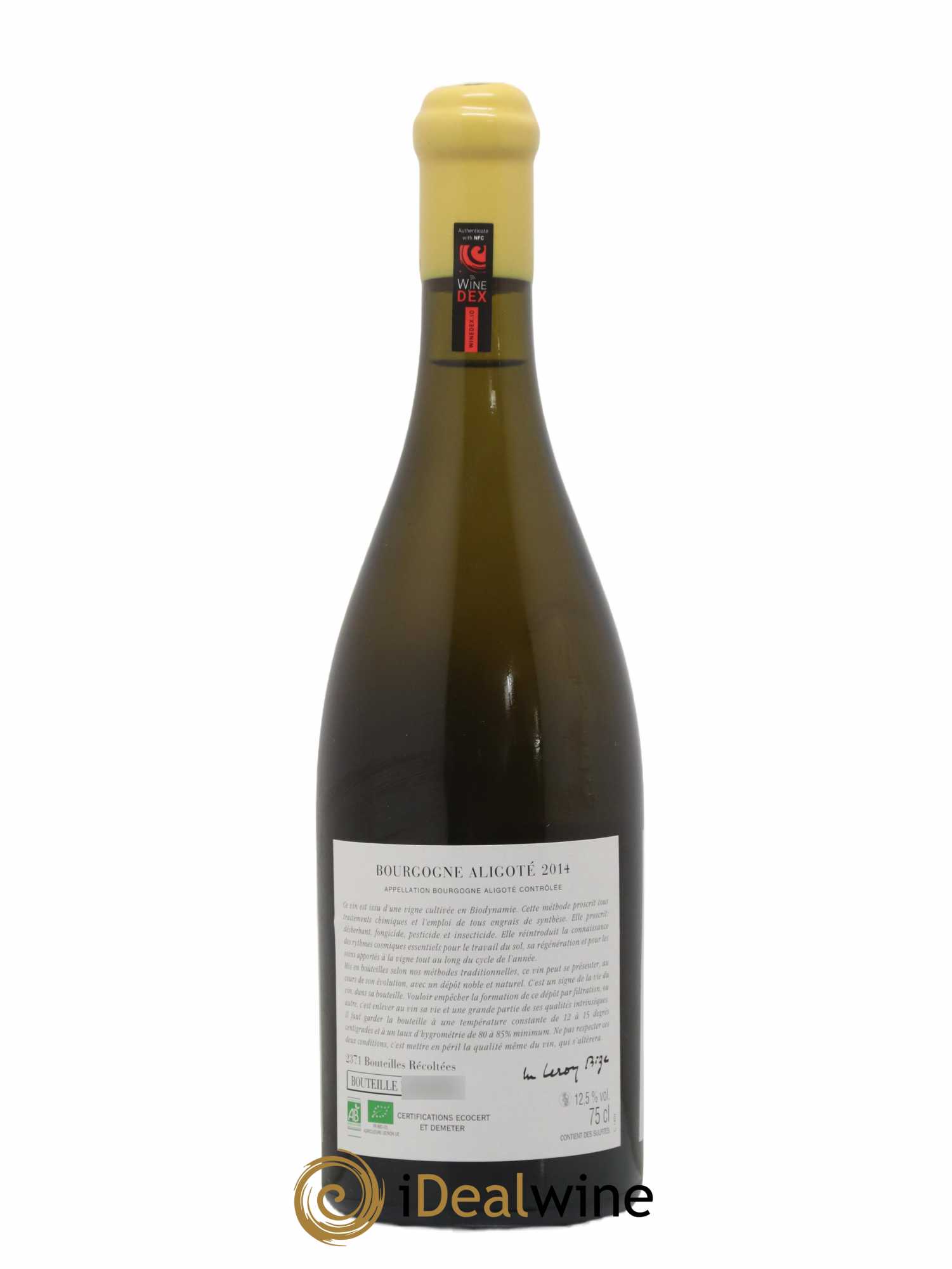 Bourgogne Aligoté Sous Chatelet d'Auvenay (Domaine) 2014 - Lot de 1 bouteille - 1