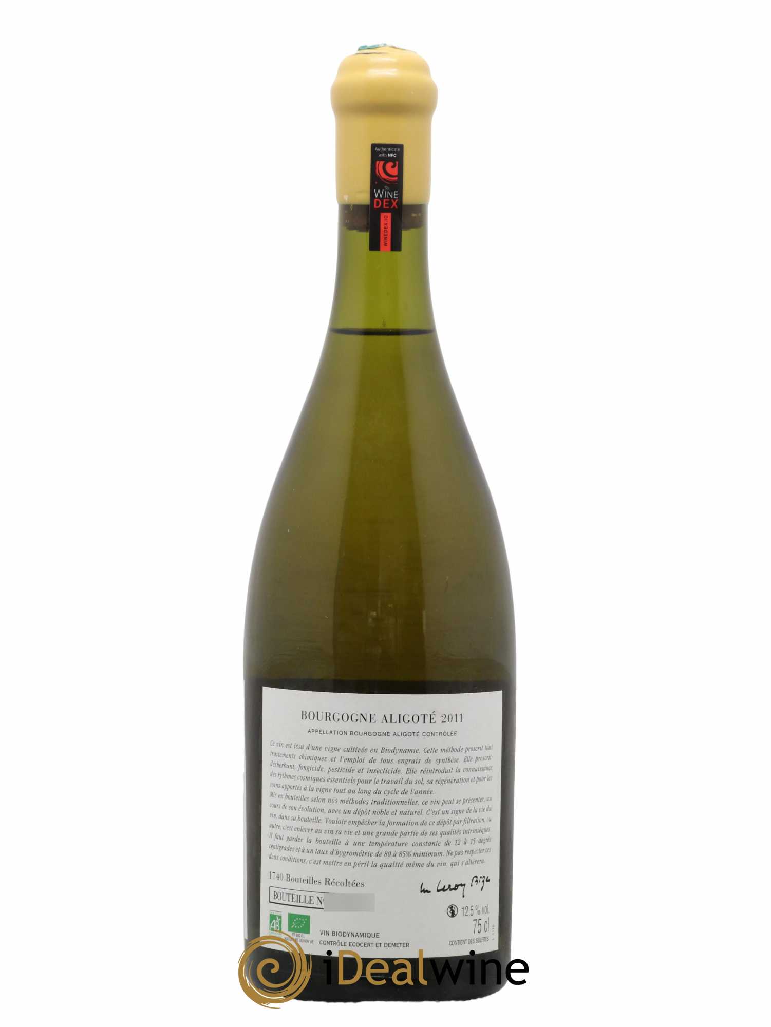 Bourgogne Aligoté Sous Chatelet d'Auvenay (Domaine) 2011 - Lot de 1 bouteille - 1