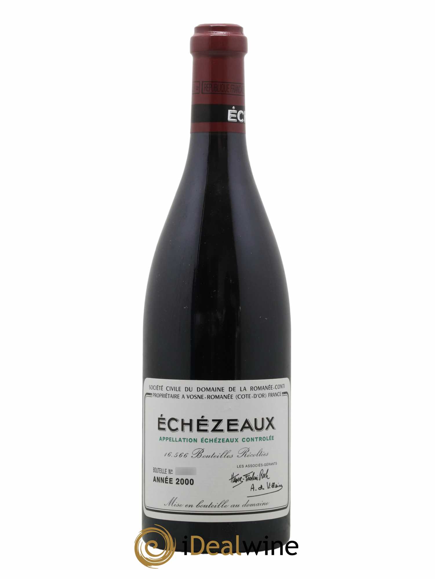 Echezeaux Grand Cru Domaine de la Romanée-Conti 2000 - Lot de 1 bouteille - 0
