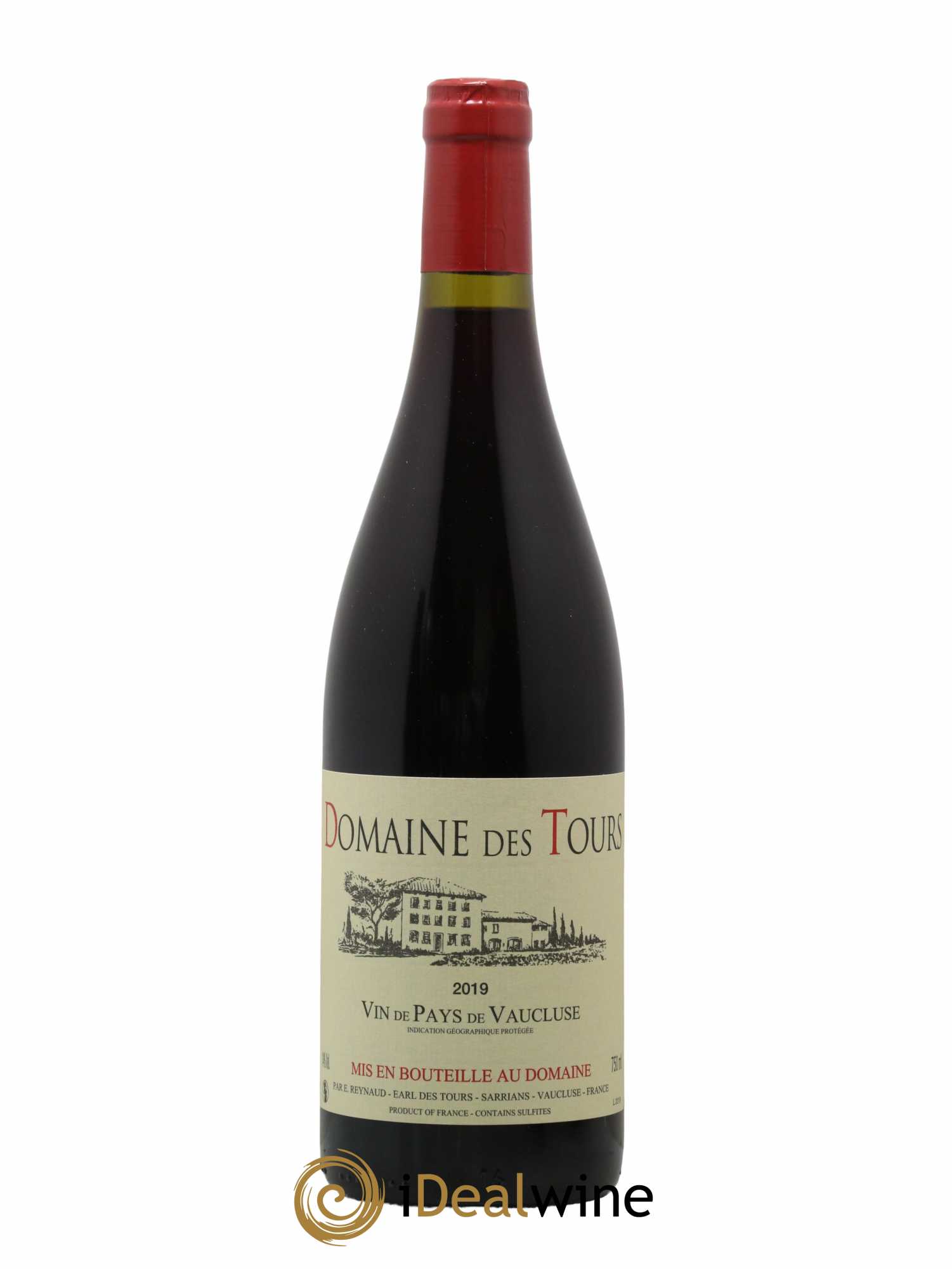 Vaucluse (Vin de Pays de Vaucluse) Domaine des Tours Emmanuel Reynaud 2019 - Lot de 1 bouteille - 0