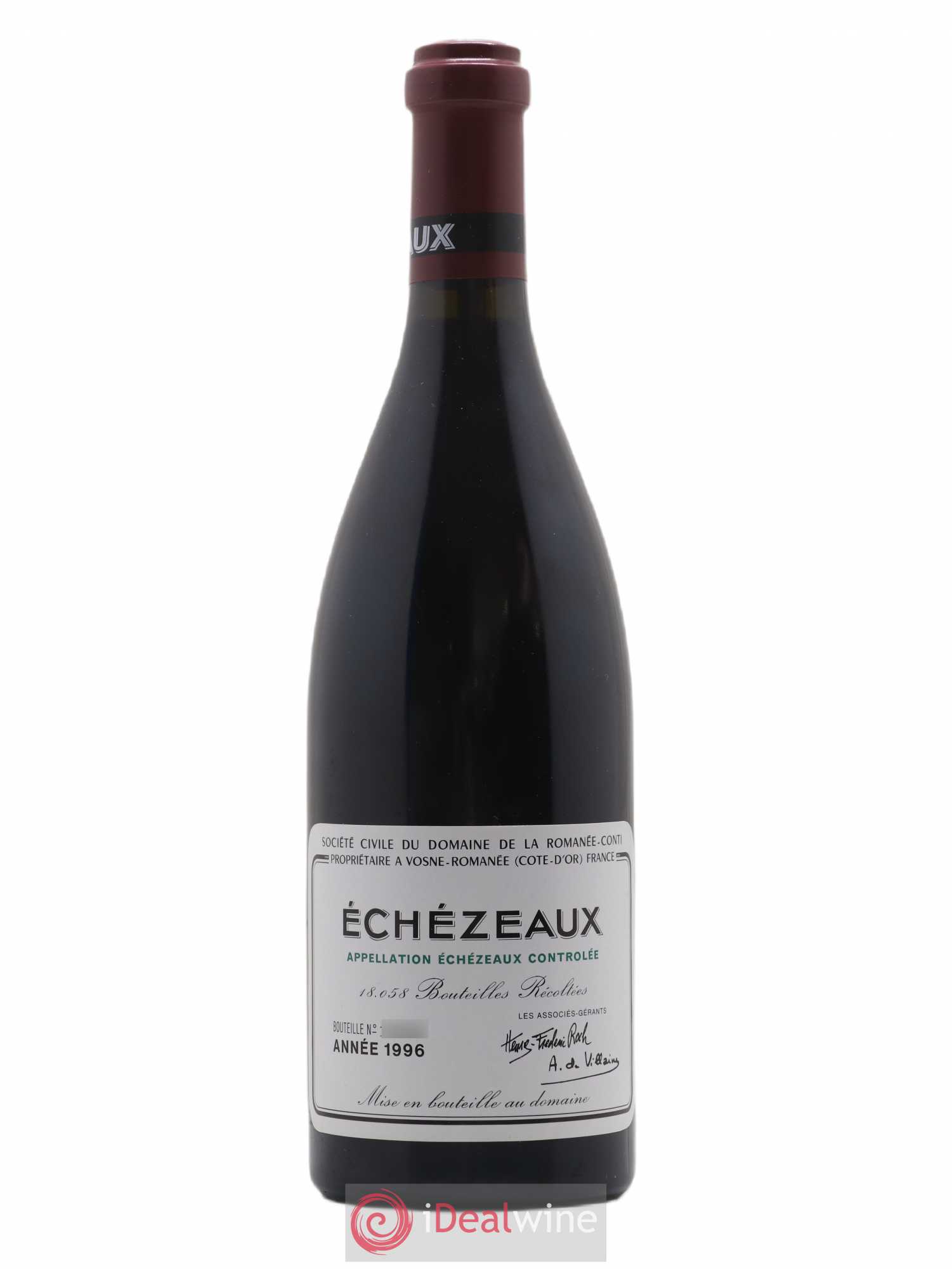 Echezeaux Grand Cru Domaine de la Romanée-Conti 1996 - Lot de 1 bouteille - 0