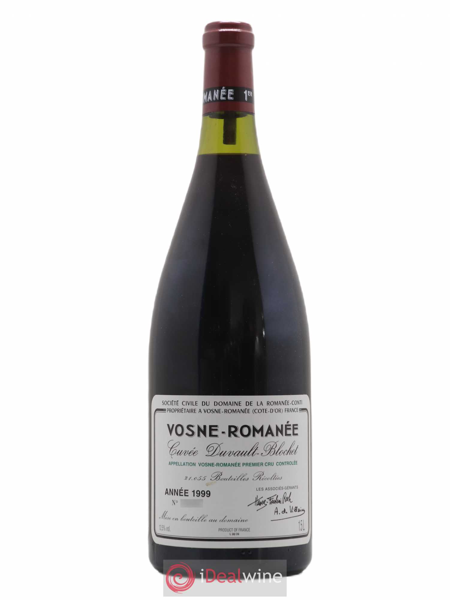 Vosne-Romanée 1er Cru Cuvée Duvault Blochet Domaine de la Romanée-Conti 1999 - Lot de 1 magnum - 0