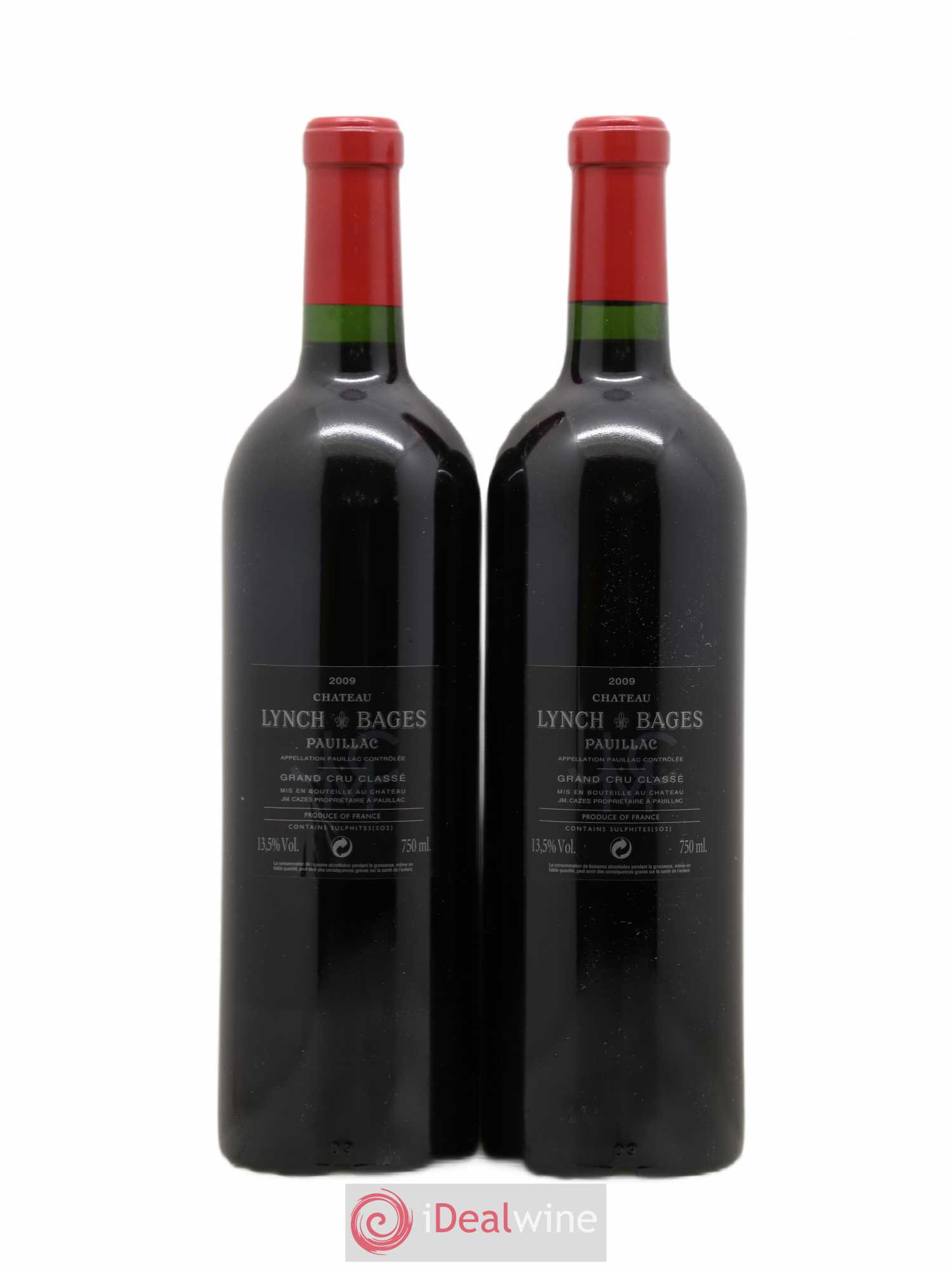 Château Lynch Bages 5ème Grand Cru Classé 2009 - Lot de 2 bouteilles - 1