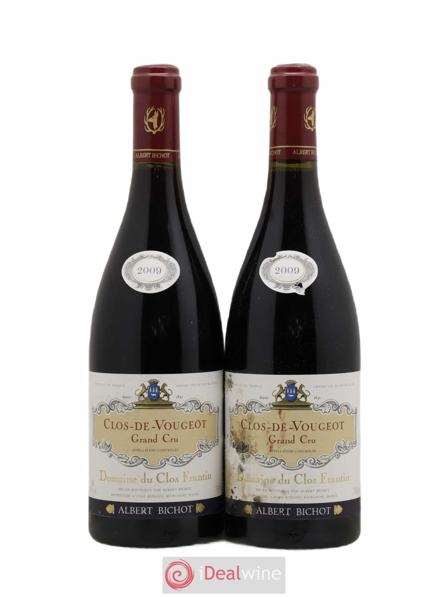 Clos de Vougeot Grand Cru Clos Frantin - Albert Bichot 2009 - Lot de 2 bouteilles - 0