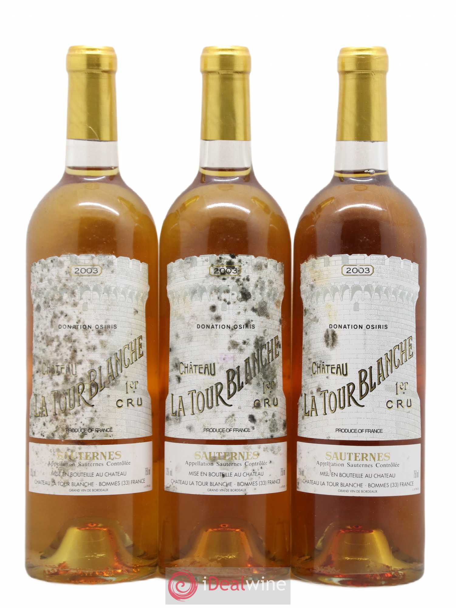 Château la Tour Blanche 1er Grand Cru Classé 2003 - Lotto di 6 bottiglie - 1