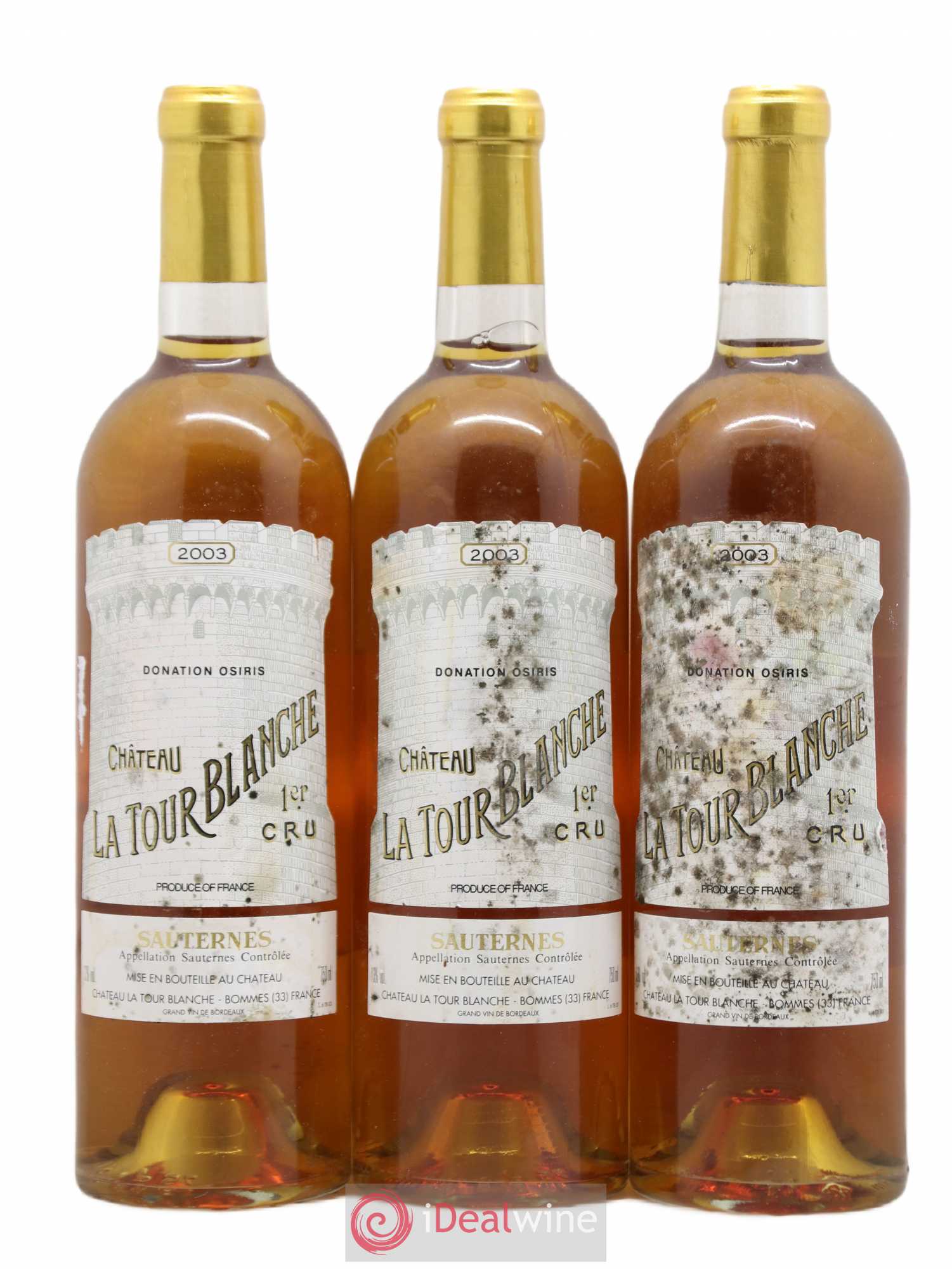 Château la Tour Blanche 1er Grand Cru Classé 2003 - Lotto di 6 bottiglie - 2